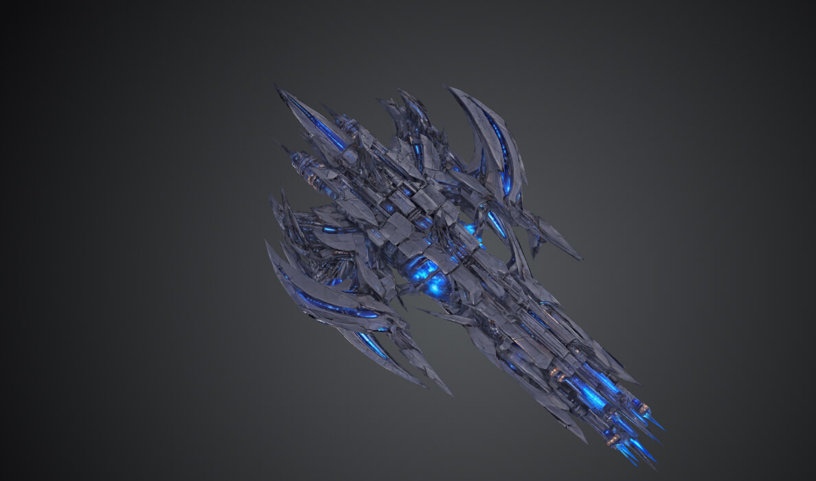 Veyralith &mdash Void Dreadnought Collection 3D Model