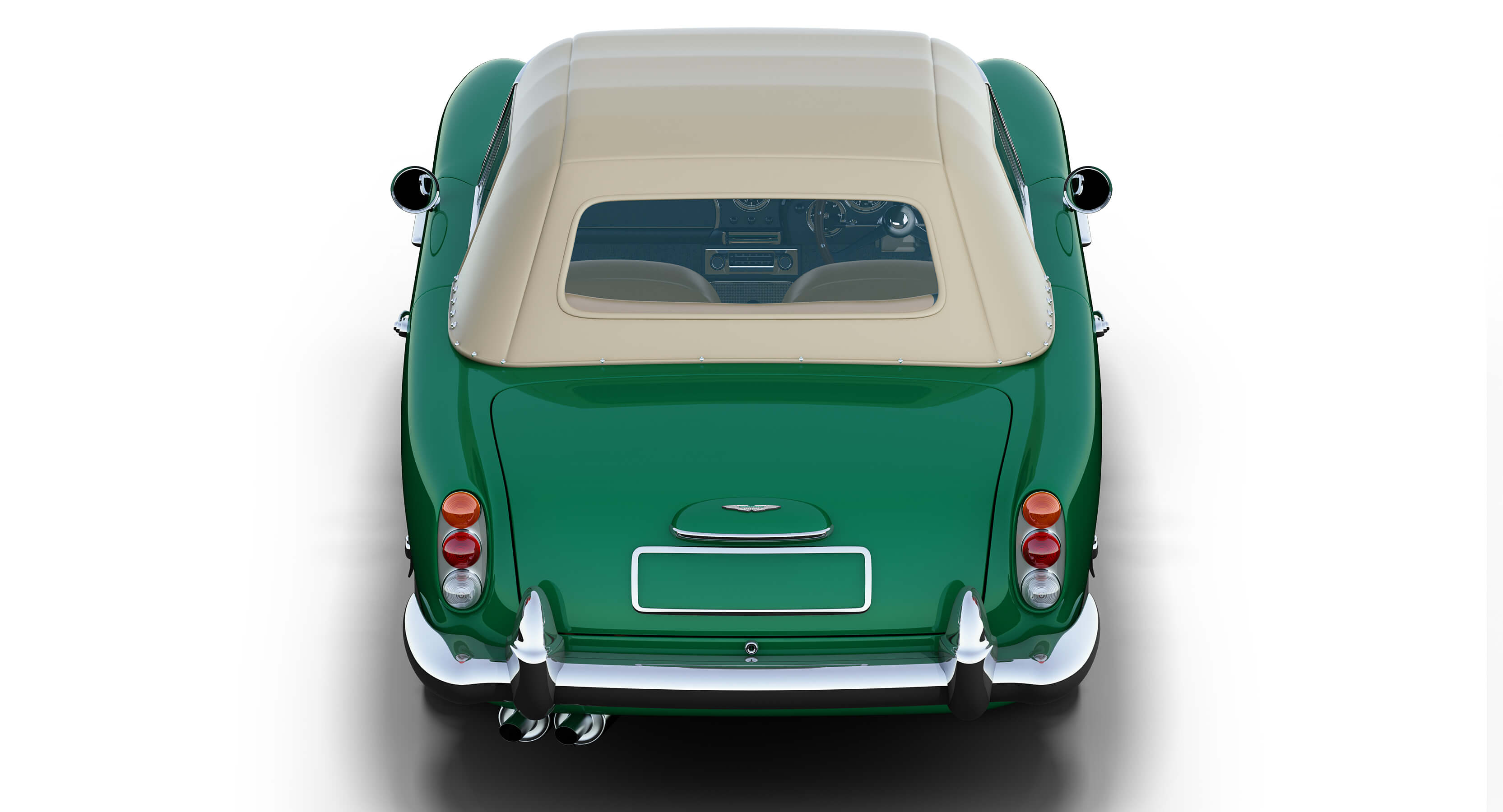 Aston Martin DB4 Convertible 3D Model