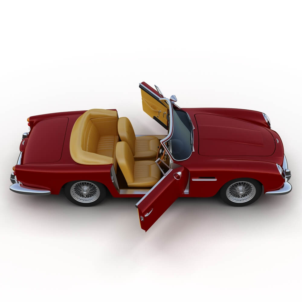Aston Martin DB5 Convertible 3D Model
