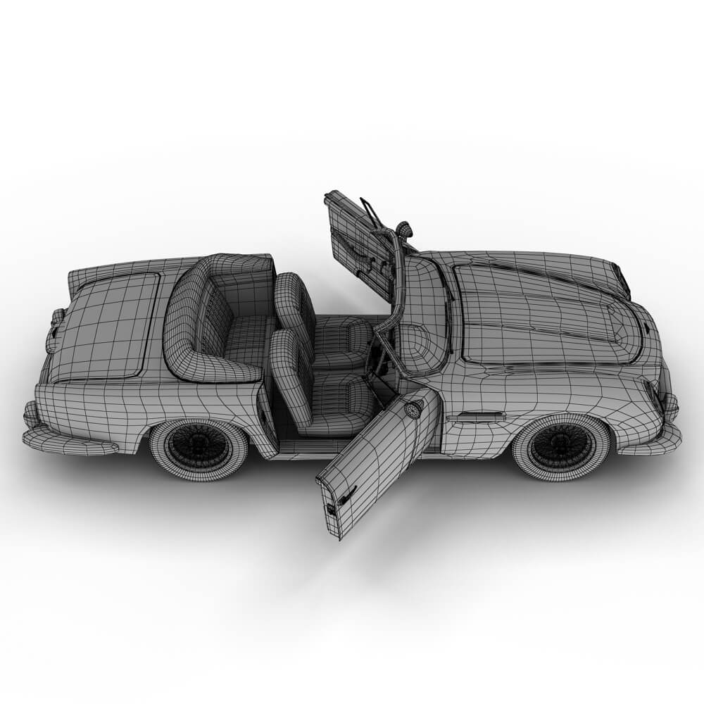 Aston Martin DB5 Convertible 3D Model