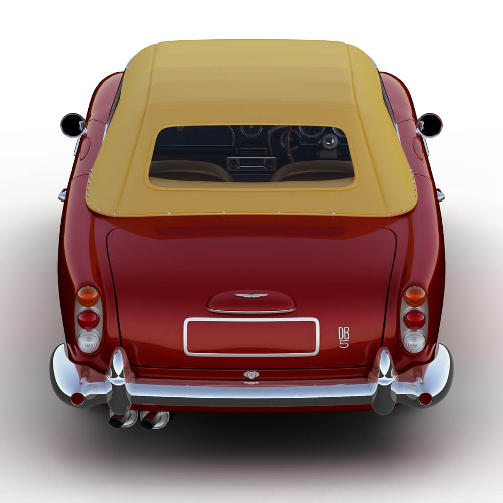 Aston Martin DB5 Convertible 3D Model
