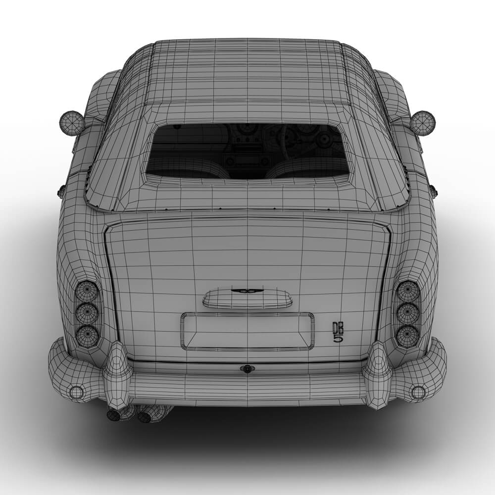Aston Martin DB5 Convertible 3D Model