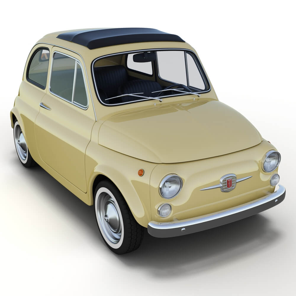 Fiat 500 Nuova 3D Model