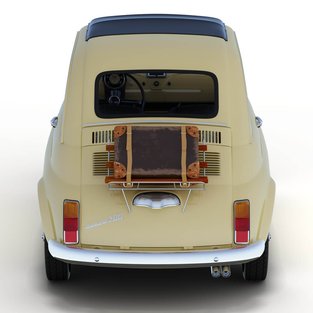 Fiat 500 Nuova 3D Model