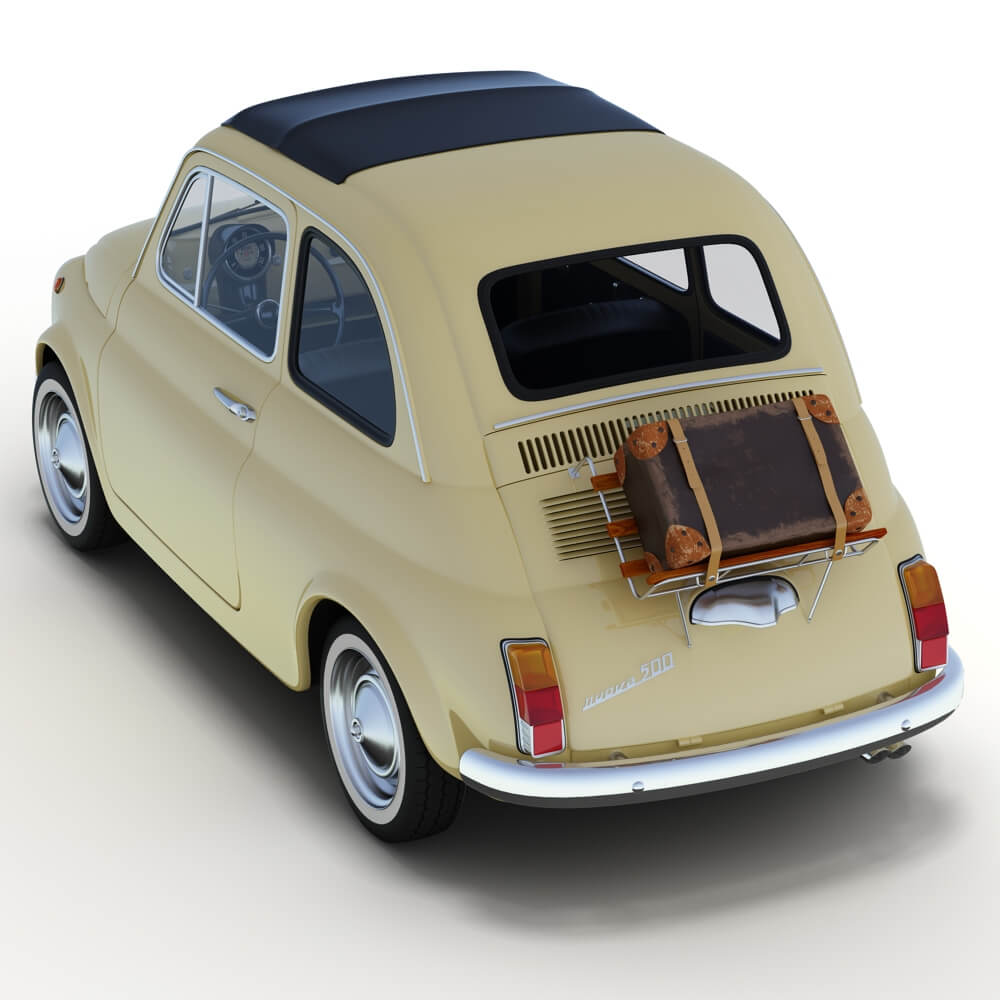 Fiat 500 Nuova 3D Model