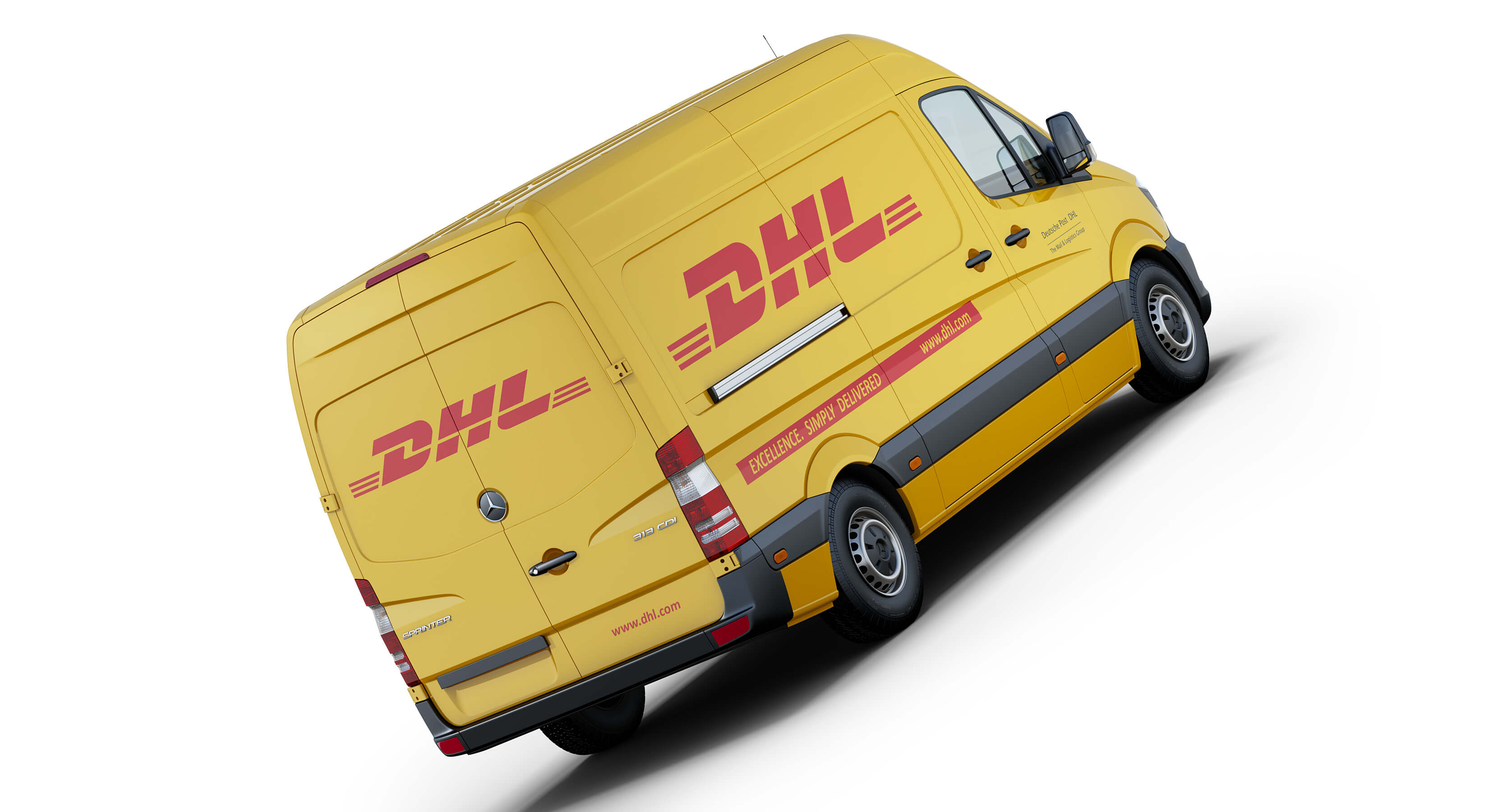 Mercedes-Benz Sprinter DHL 3D Model