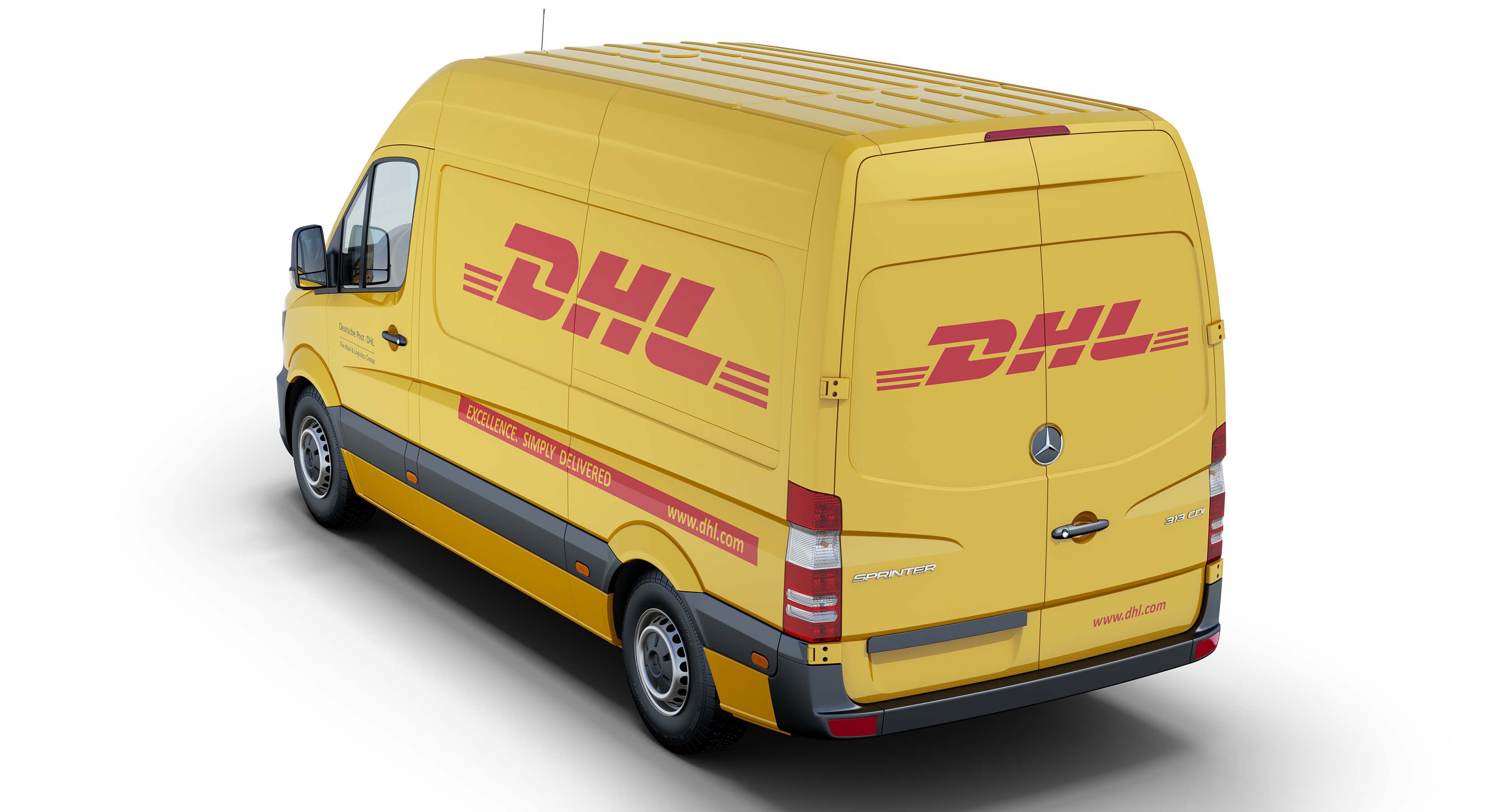 Mercedes-Benz Sprinter DHL 3D Model