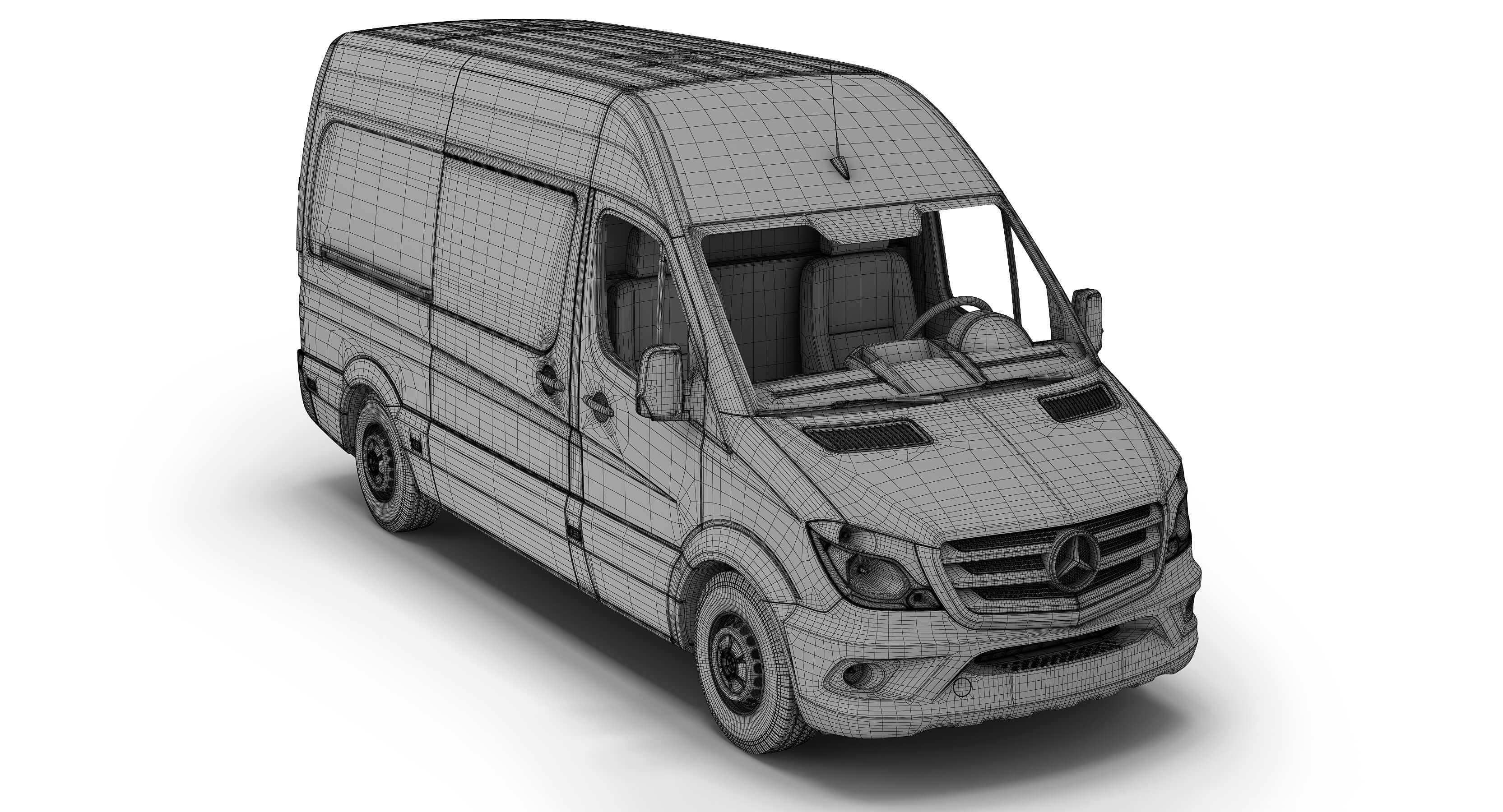 Mercedes-Benz Sprinter DPD 3D Model