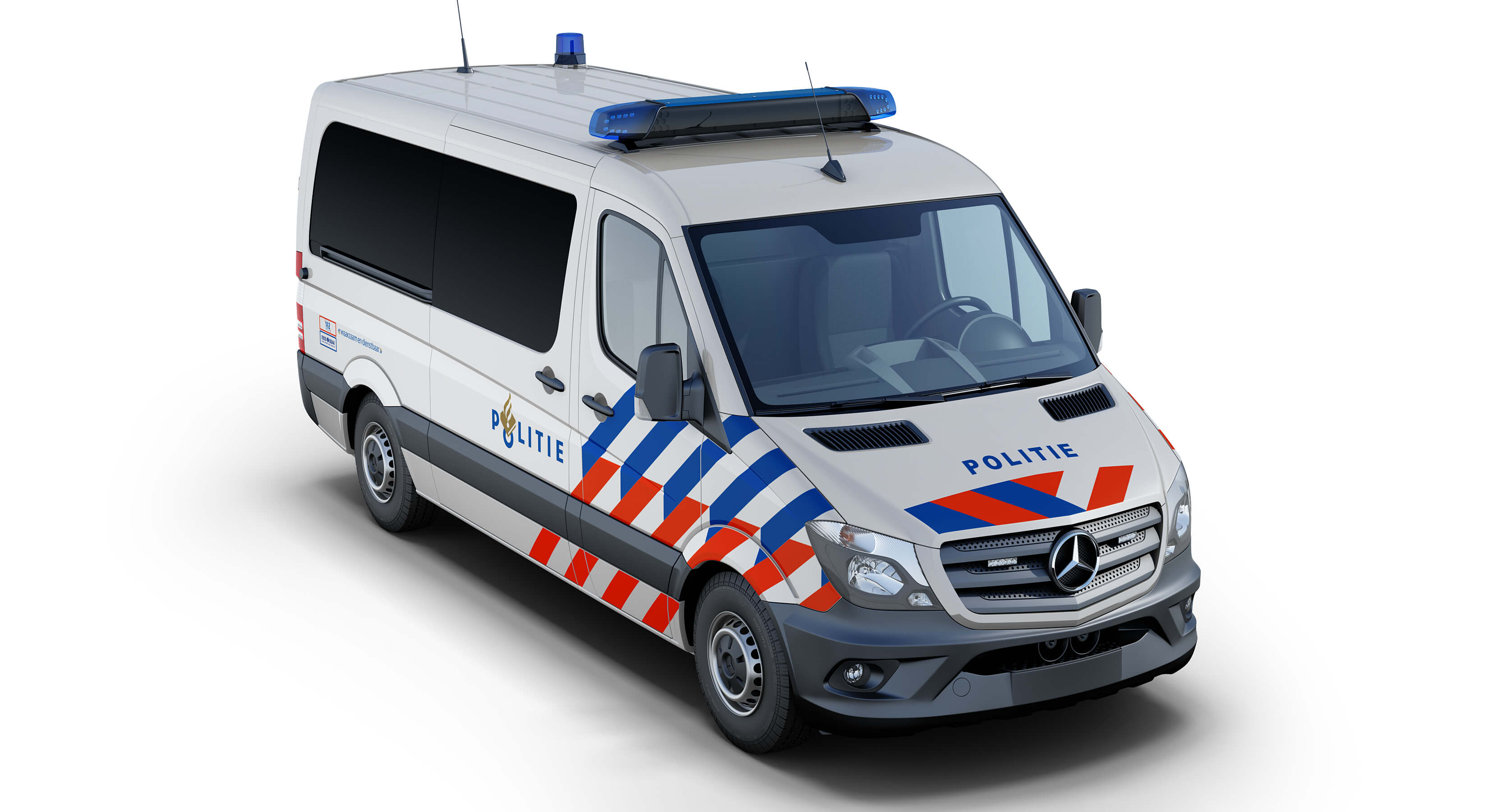 Mercedes-Benz Sprinter Dutch Police 3D Model