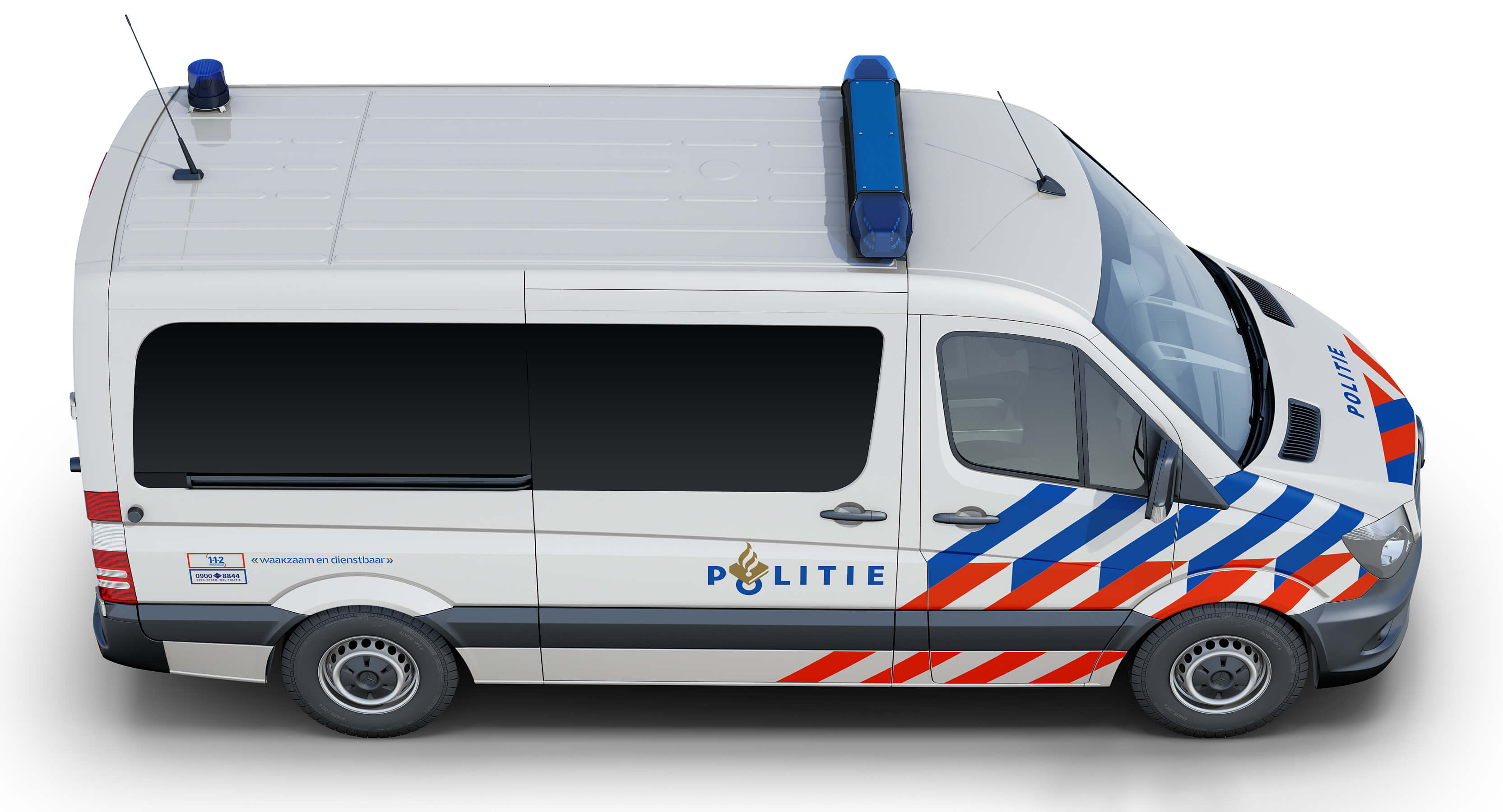 Mercedes-Benz Sprinter Dutch Police 3D Model