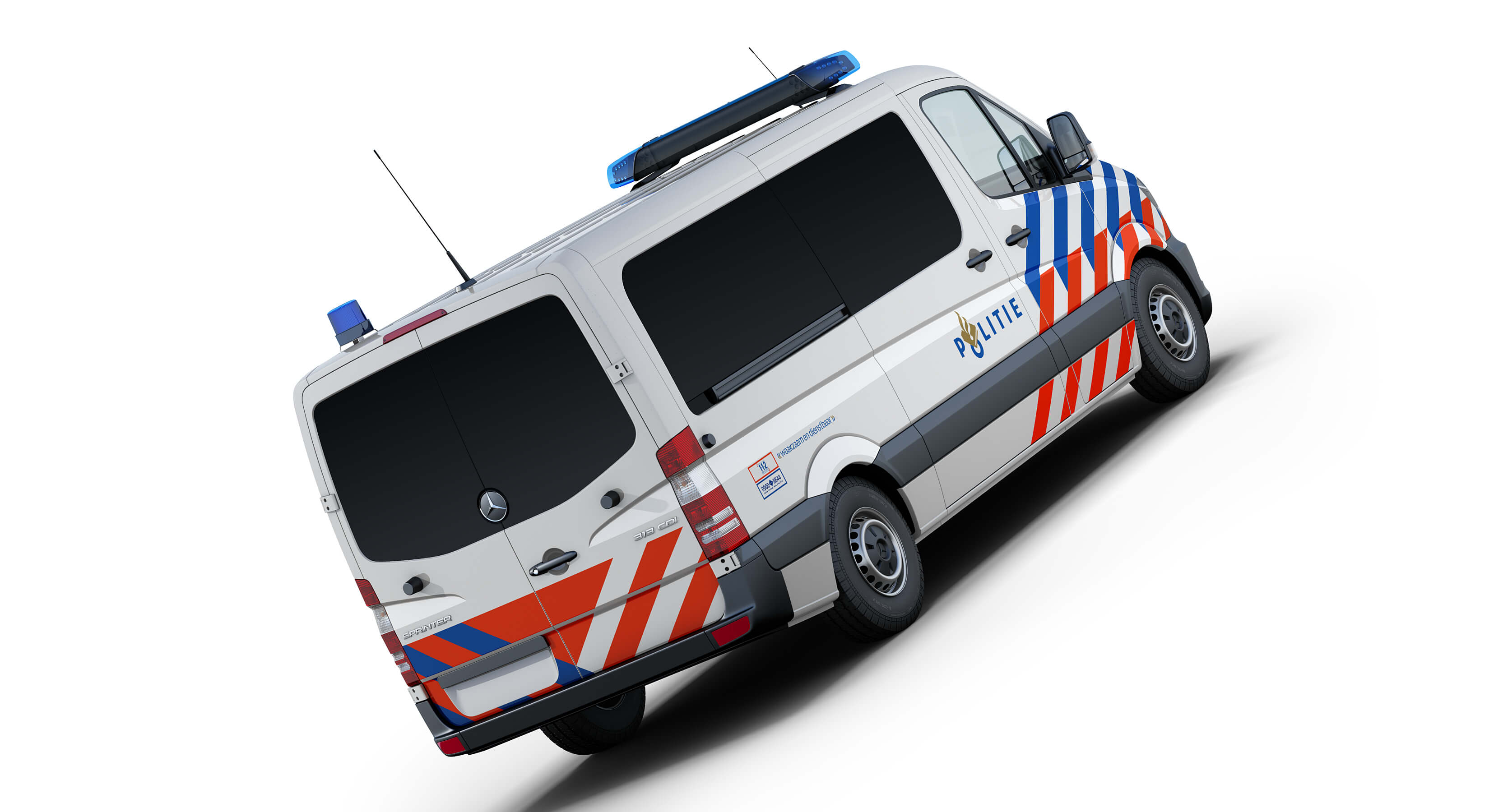 Mercedes-Benz Sprinter Dutch Police 3D Model