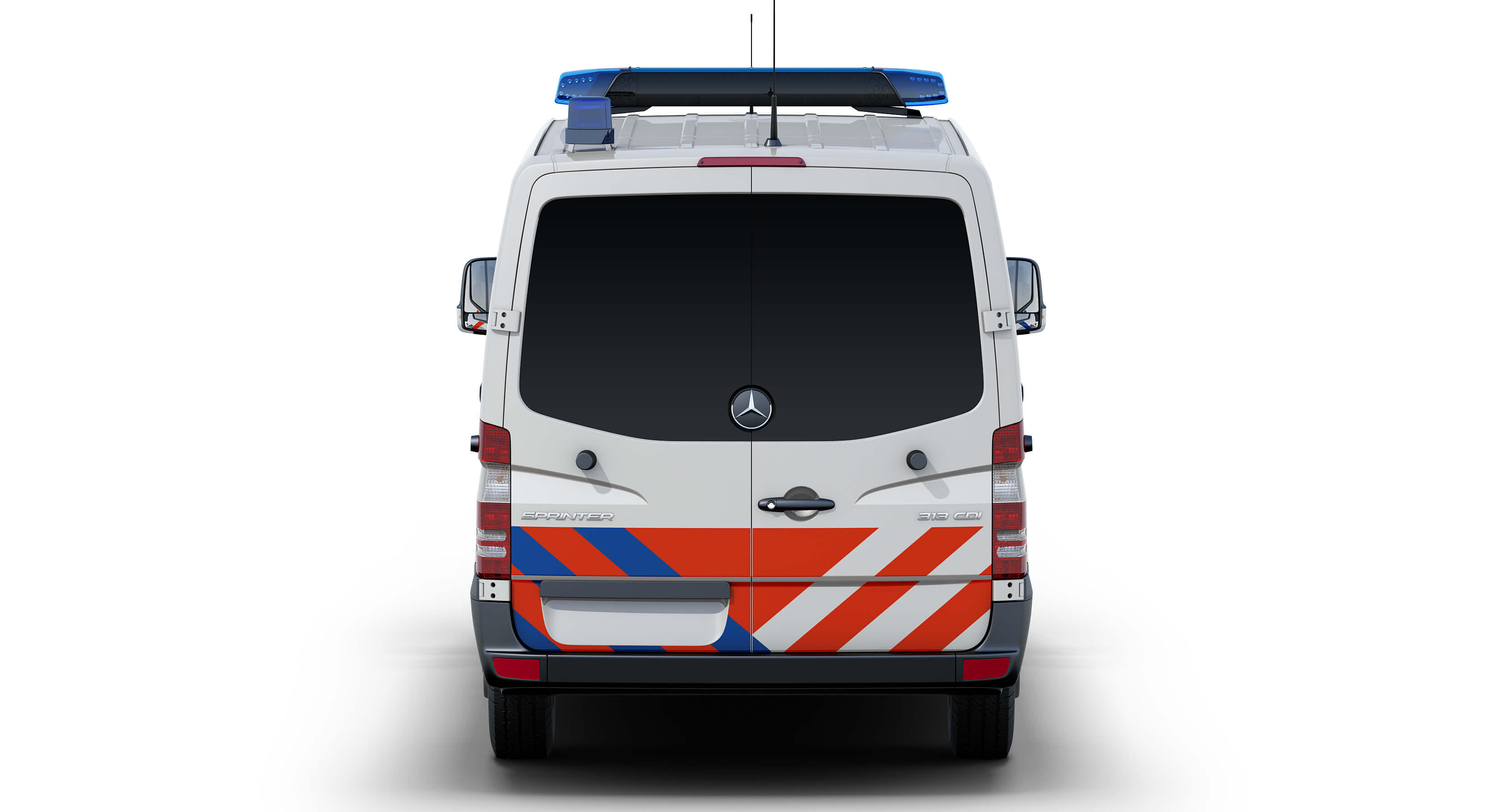 Mercedes-Benz Sprinter Dutch Police 3D Model