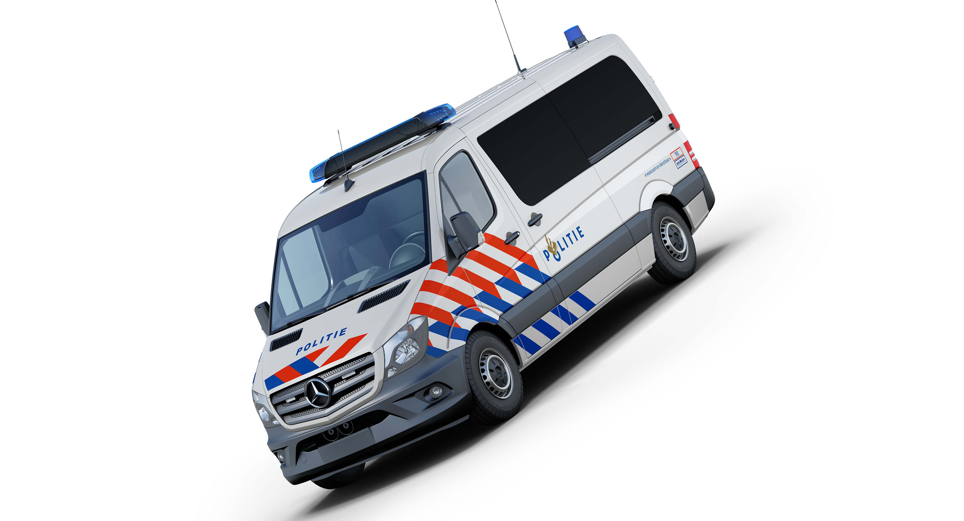 Mercedes-Benz Sprinter Dutch Police 3D Model