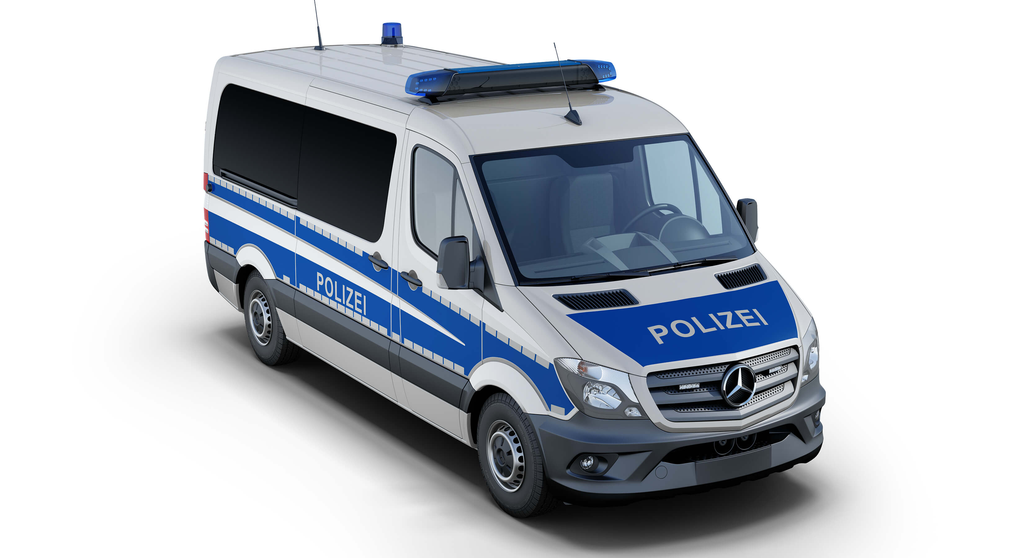 Mercedes-Benz Sprinter German Police 3D Model