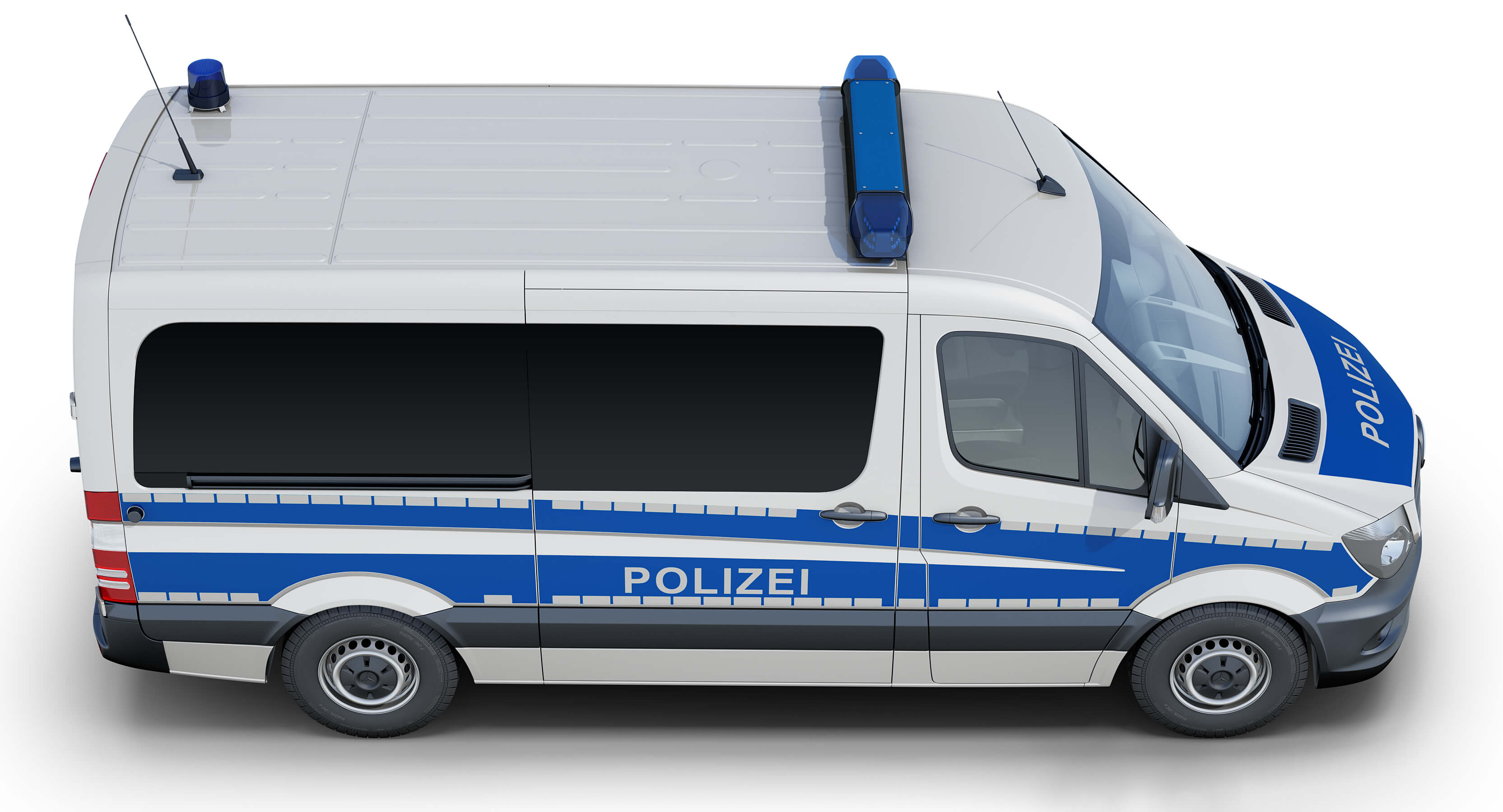 Mercedes-Benz Sprinter German Police 3D Model