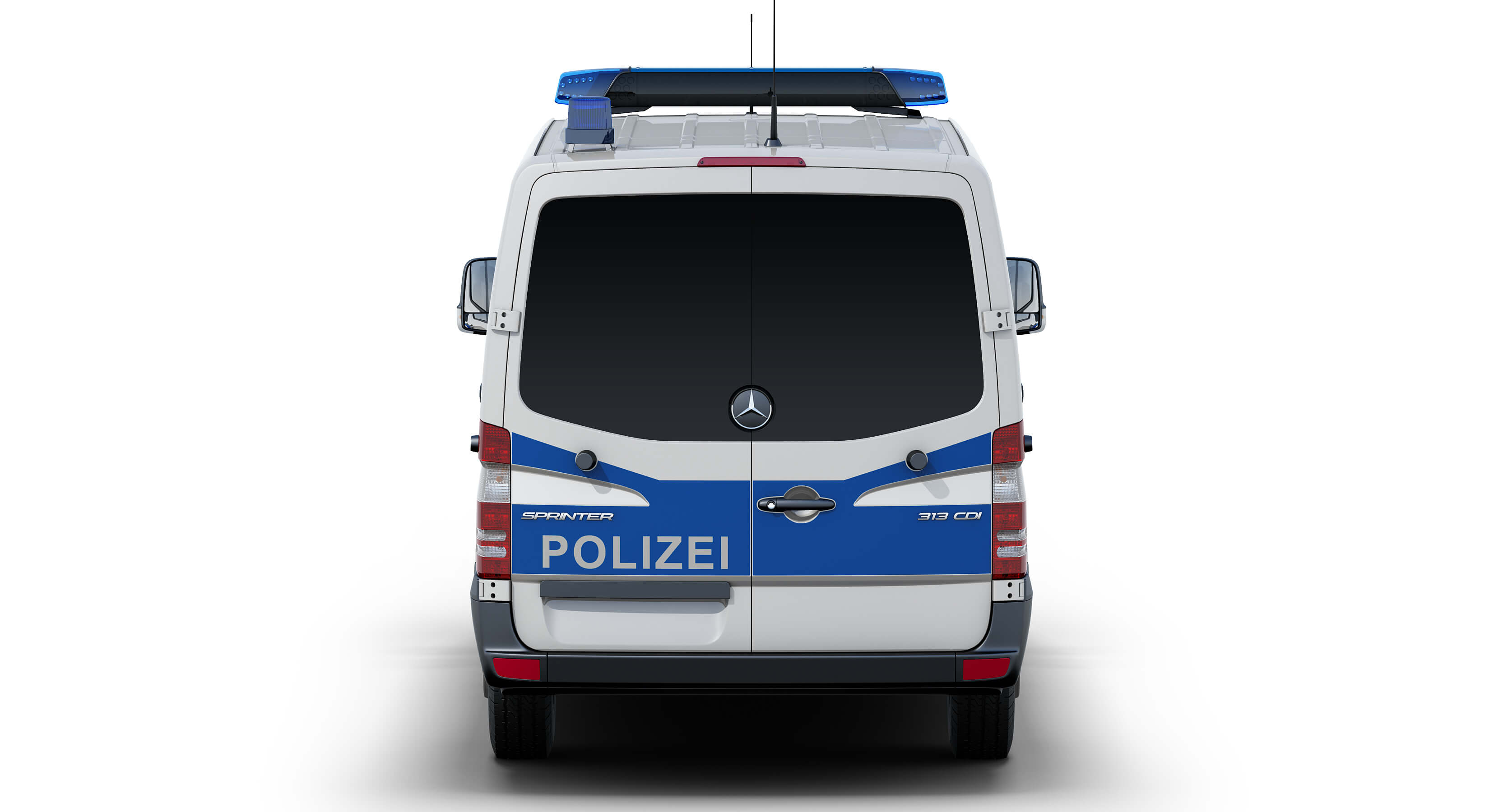Mercedes-Benz Sprinter German Police 3D Model