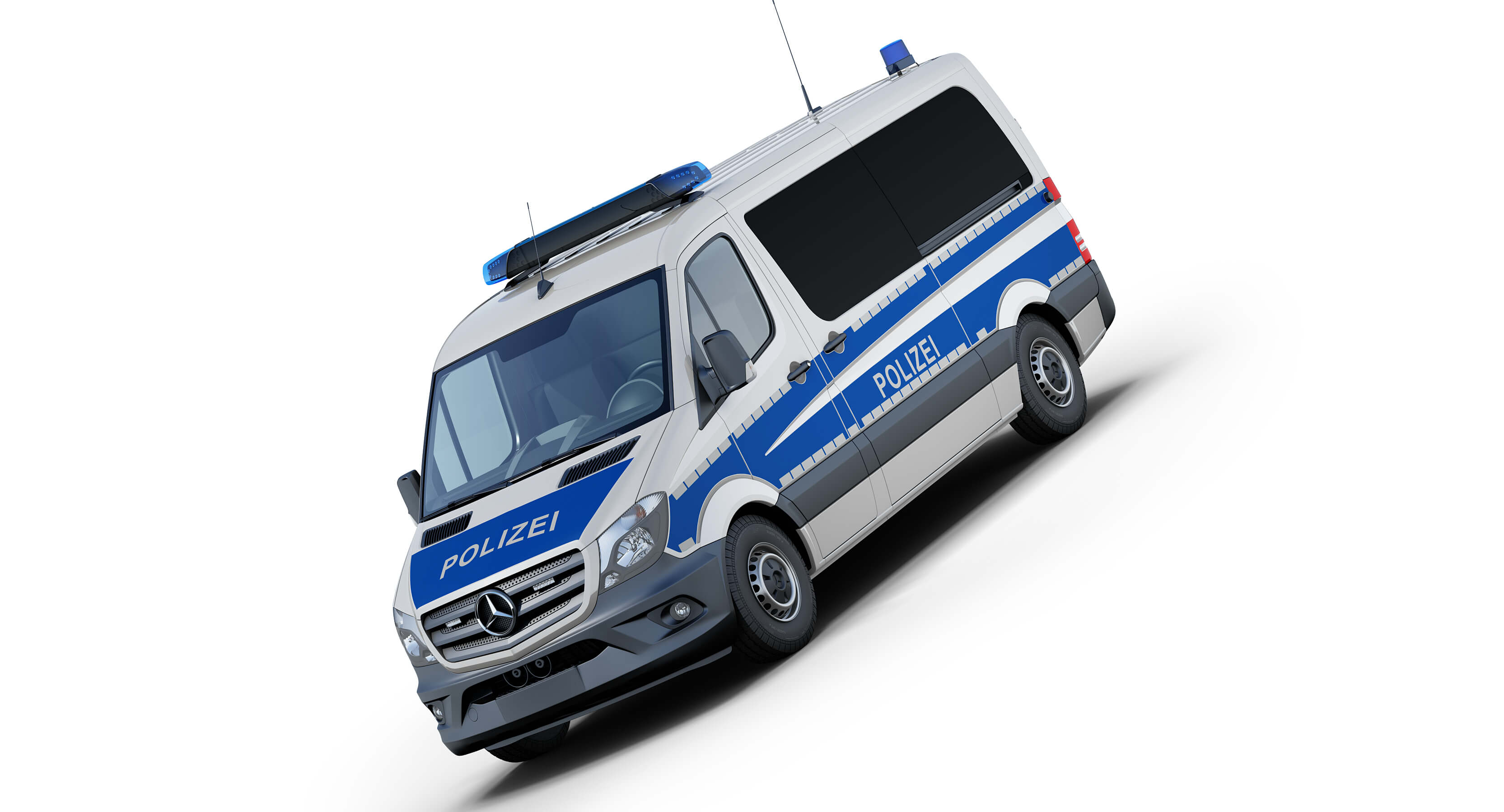 Mercedes-Benz Sprinter German Police 3D Model