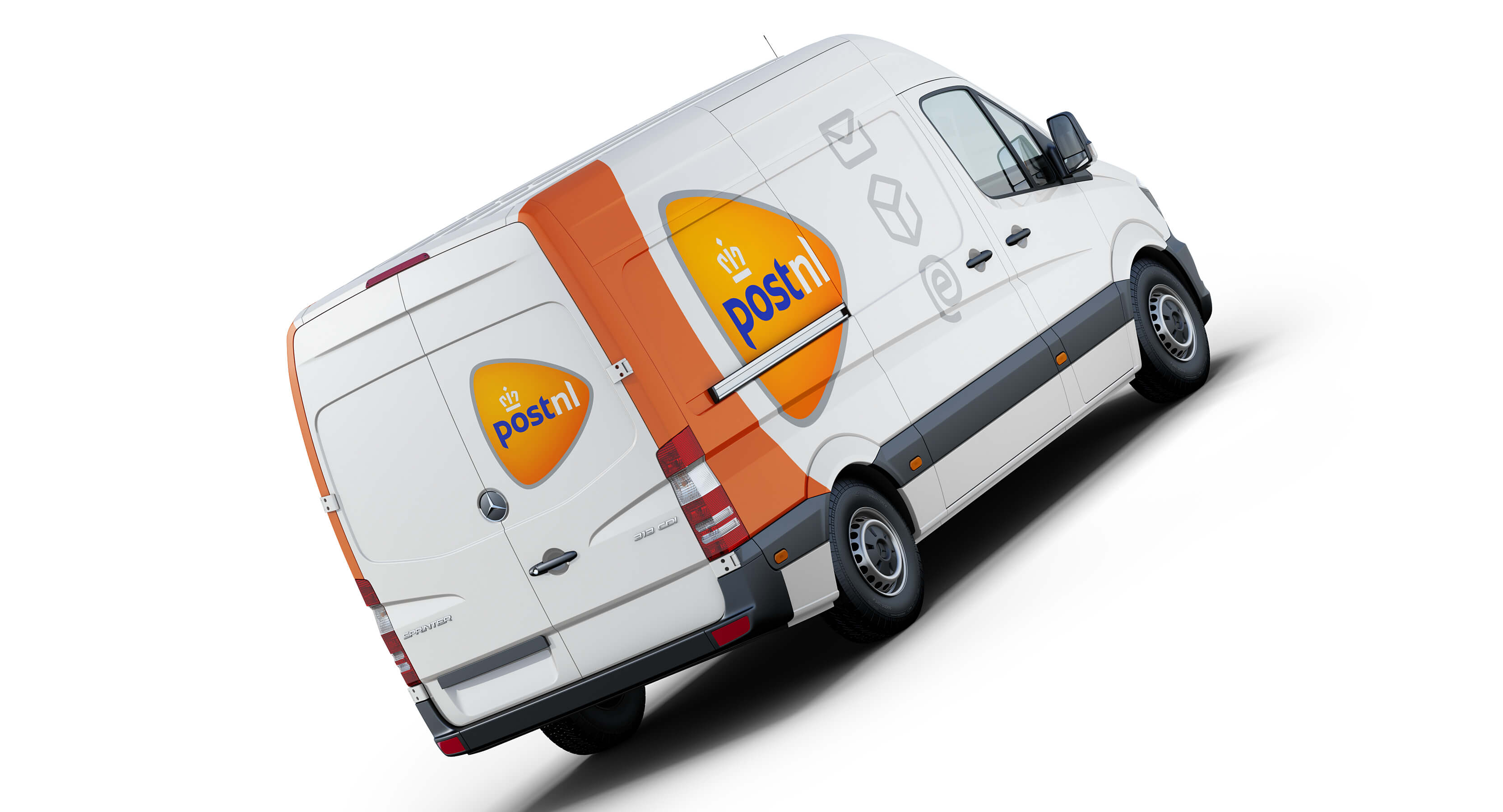 Mercedes-Benz Sprinter PostNL 3D Model