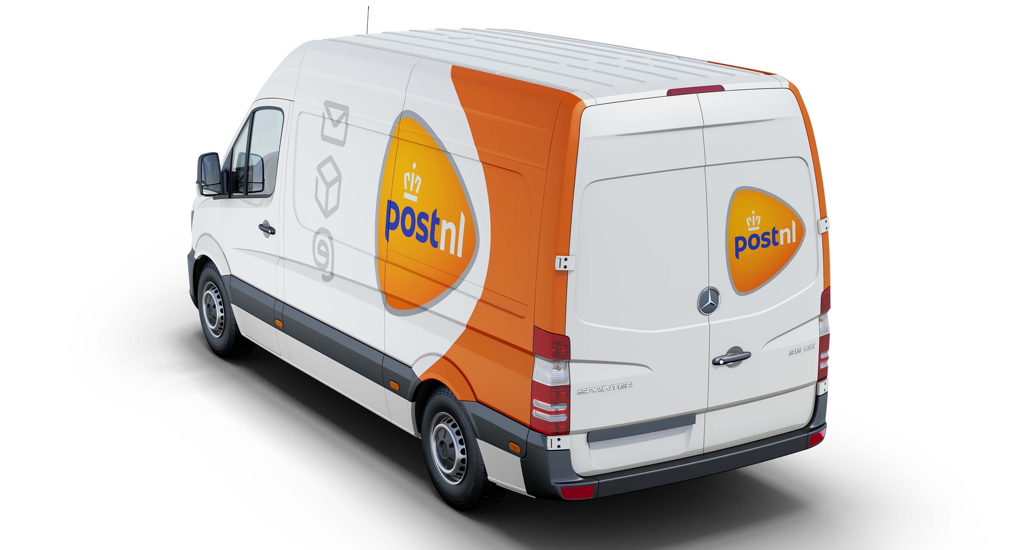 Mercedes-Benz Sprinter PostNL 3D Model