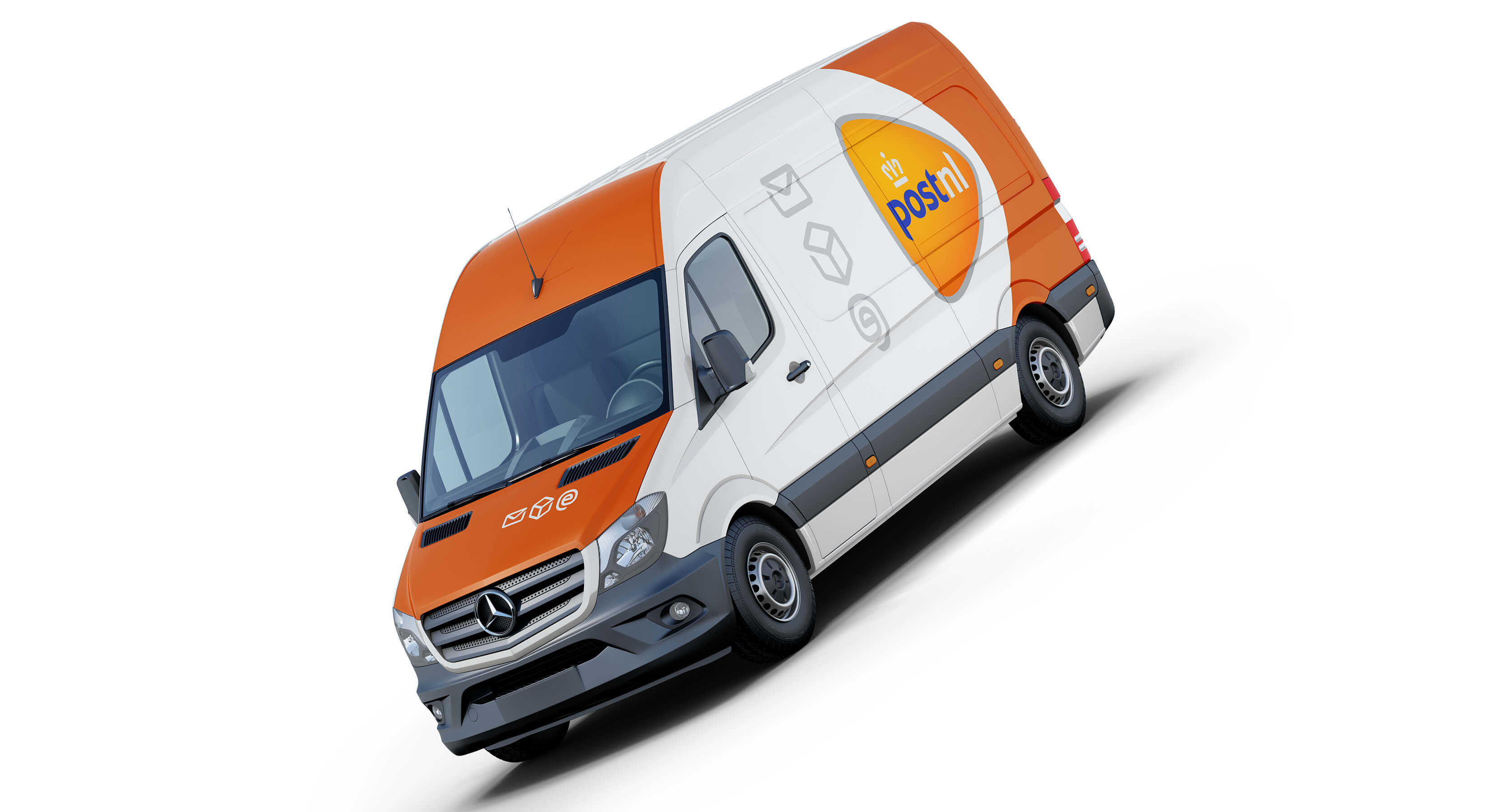 Mercedes-Benz Sprinter PostNL 3D Model