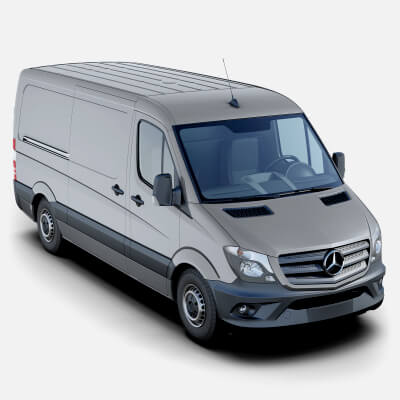 Mercedes-Benz Sprinter Standard Roof 3D Model
