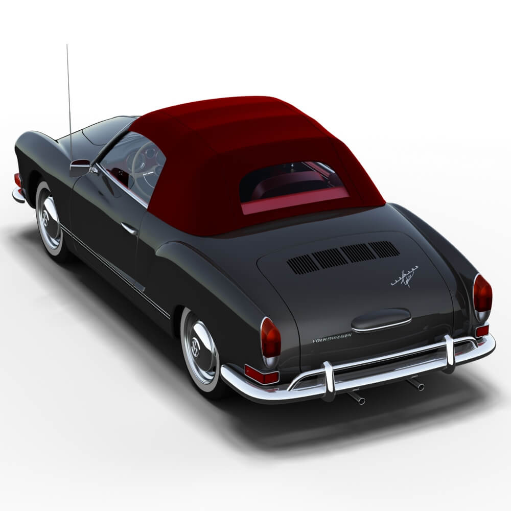Volkswagen Karmann Ghia Convertible 3D Model