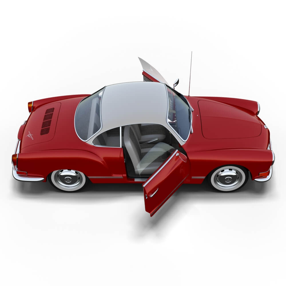 Volkswagen Karmann Ghia 3D Model