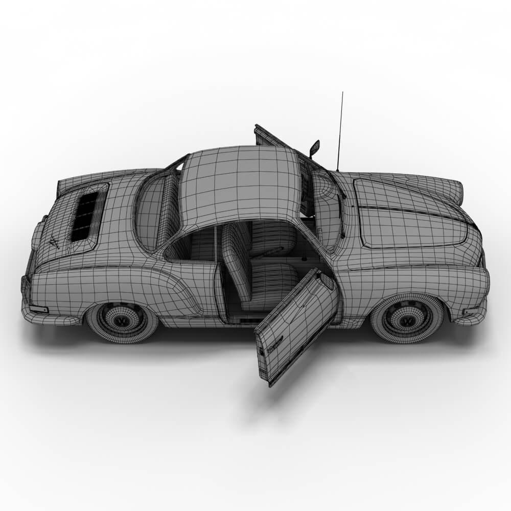 Volkswagen Karmann Ghia 3D Model