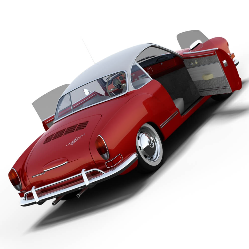Volkswagen Karmann Ghia 3D Model