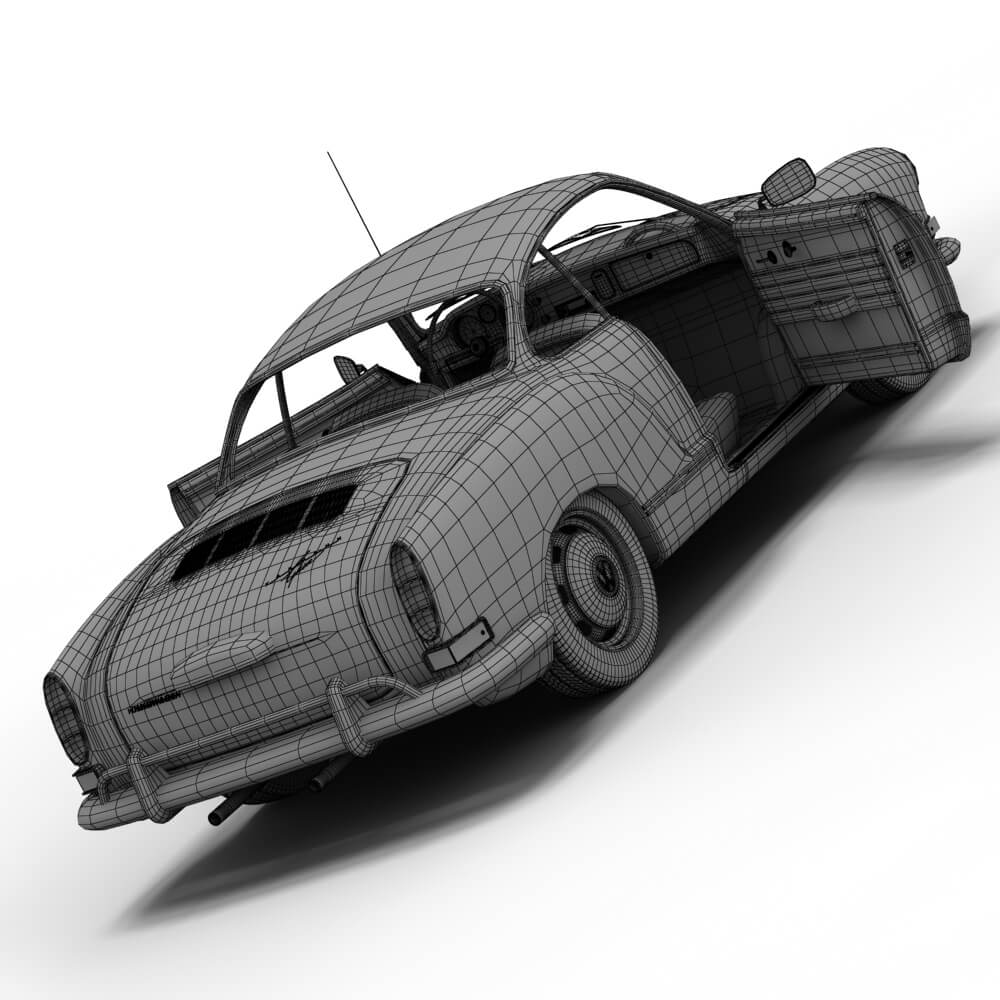 Volkswagen Karmann Ghia 3D Model