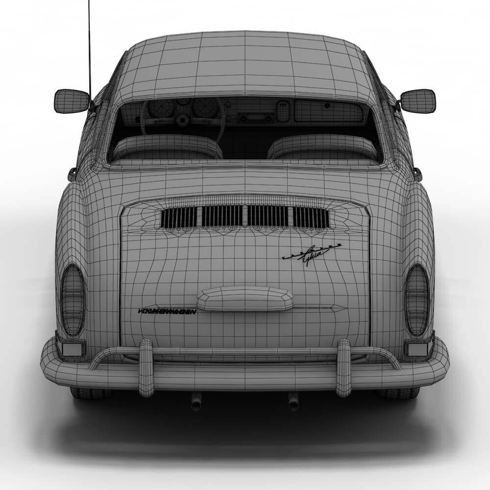 Volkswagen Karmann Ghia 3D Model