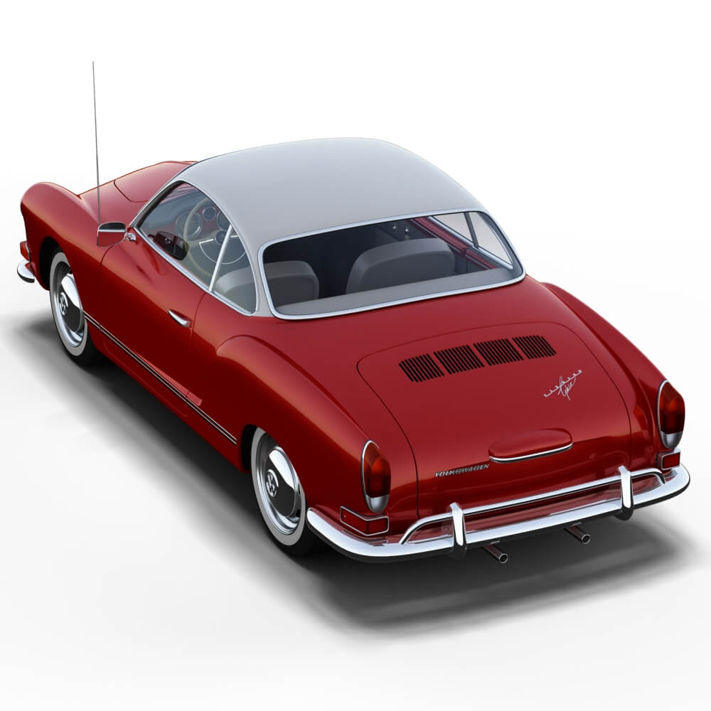 Volkswagen Karmann Ghia 3D Model