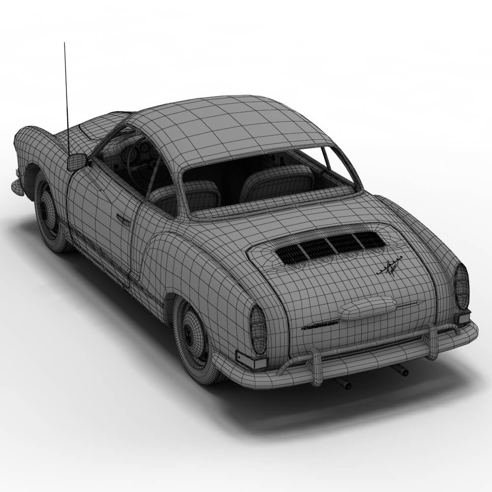 Volkswagen Karmann Ghia 3D Model