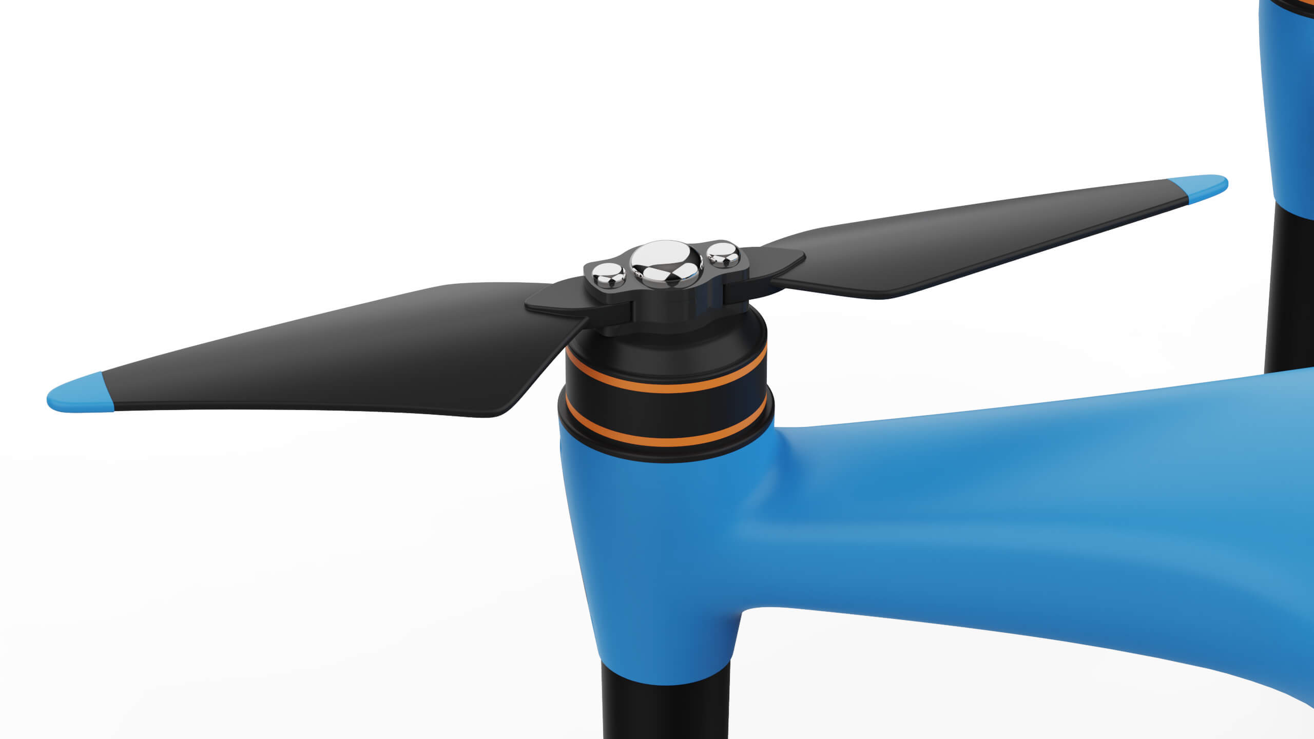 Industrial Inspection Drone Concept 3D Model