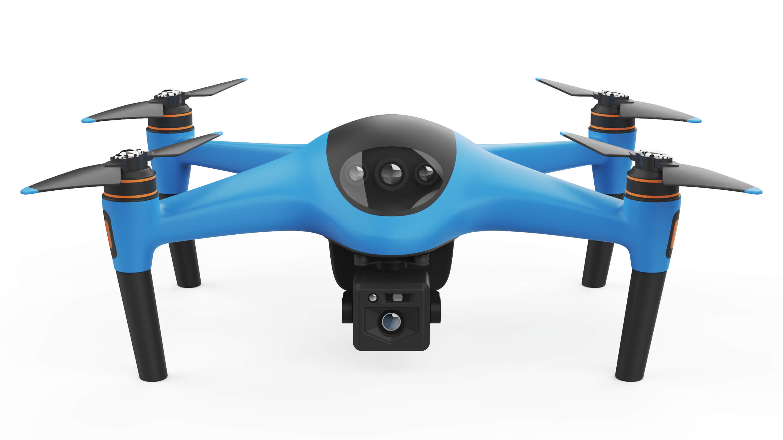 Industrial Photography Drone Concept 3D Model
