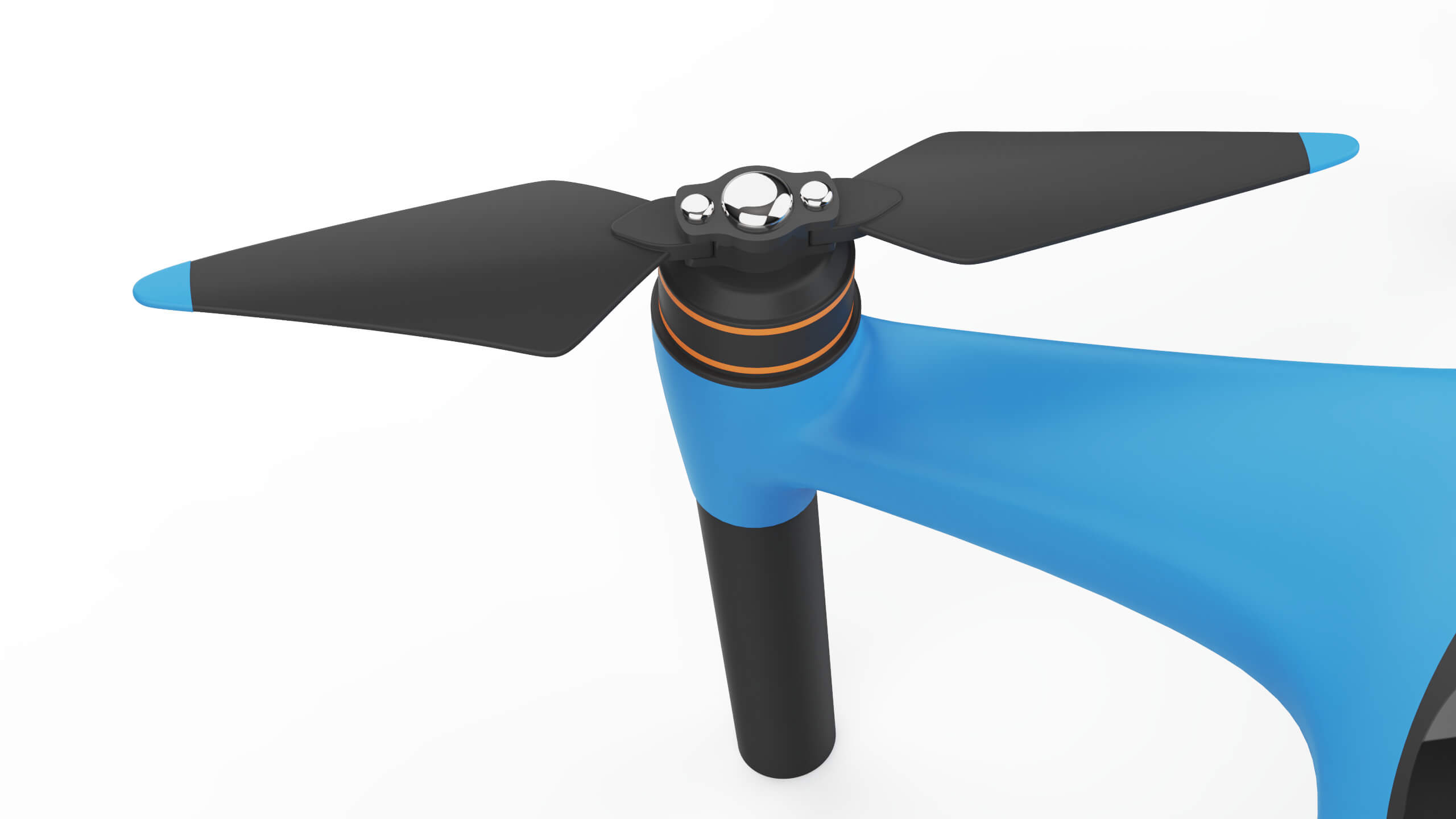 Industrial Photography Drone Concept 3D Model