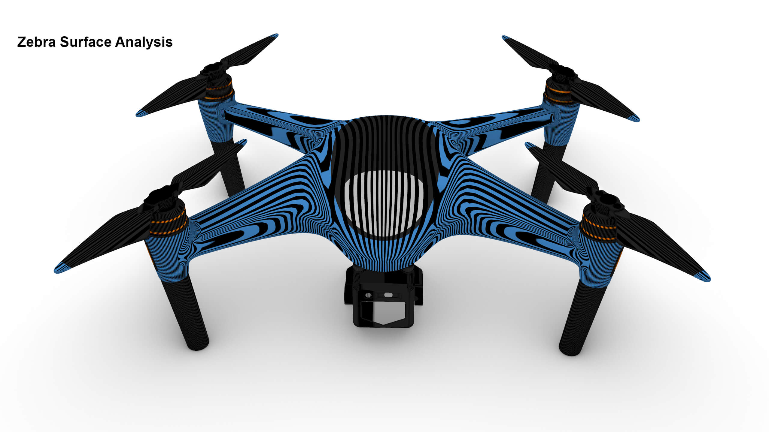 Industrial Photography Drone Concept 3D Model