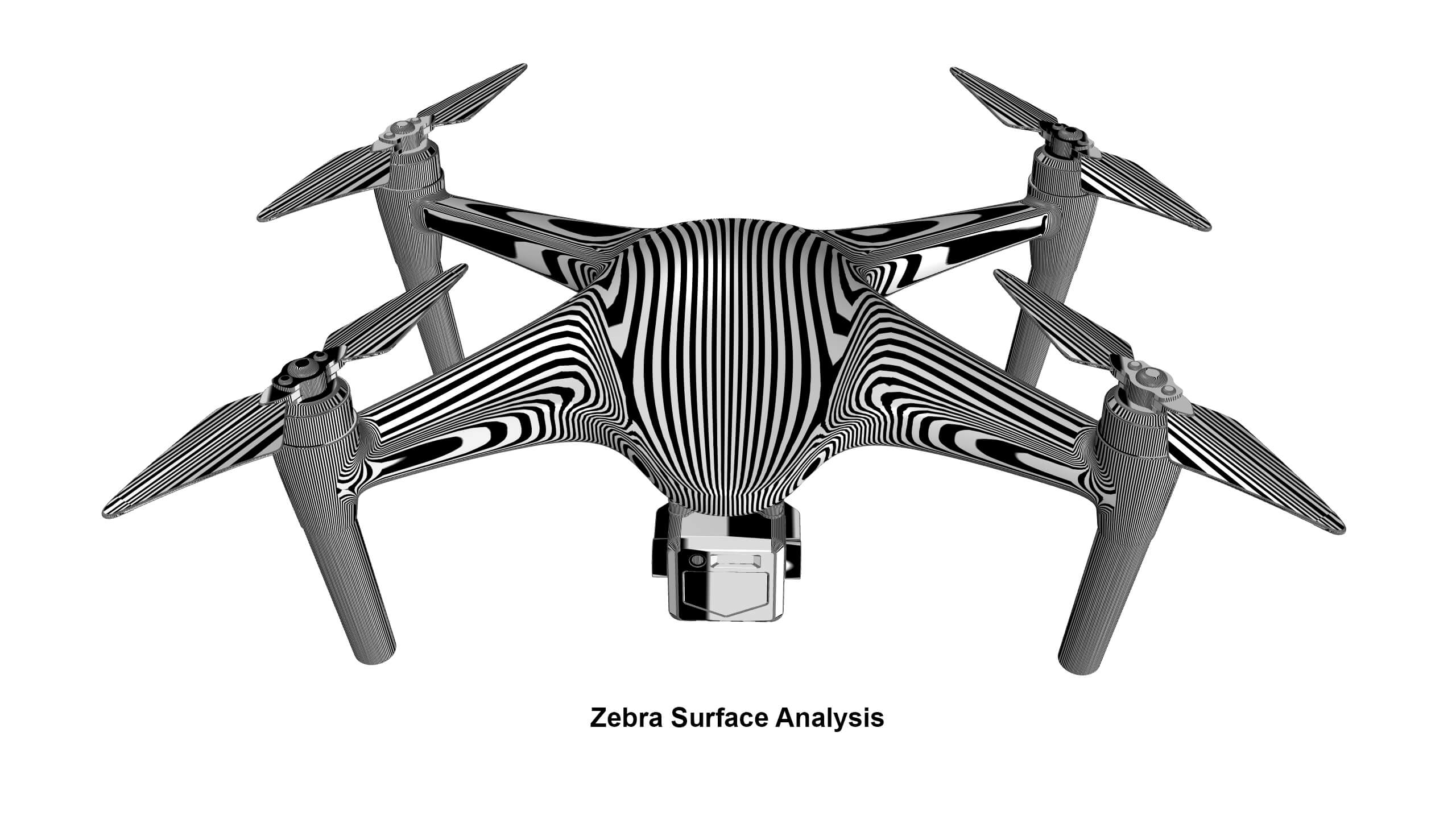 Industrial Photography Drone Concept 3D Model