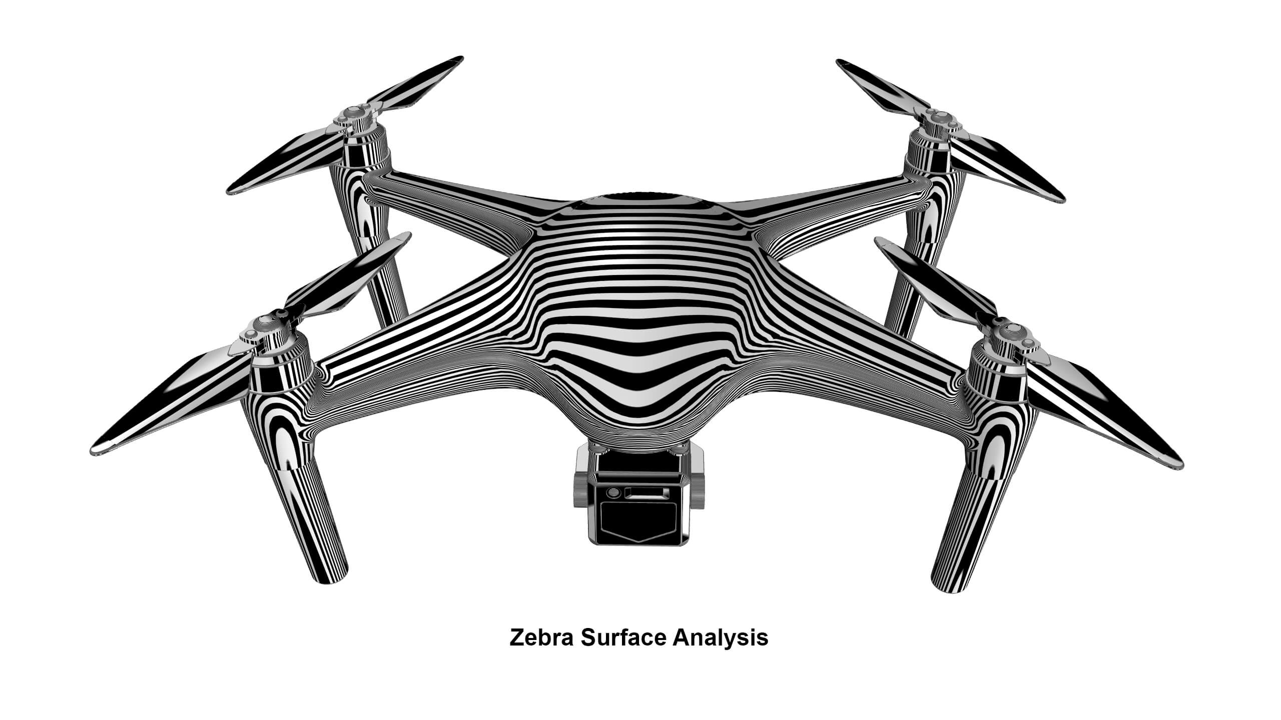 Industrial Photography Drone Concept 3D Model