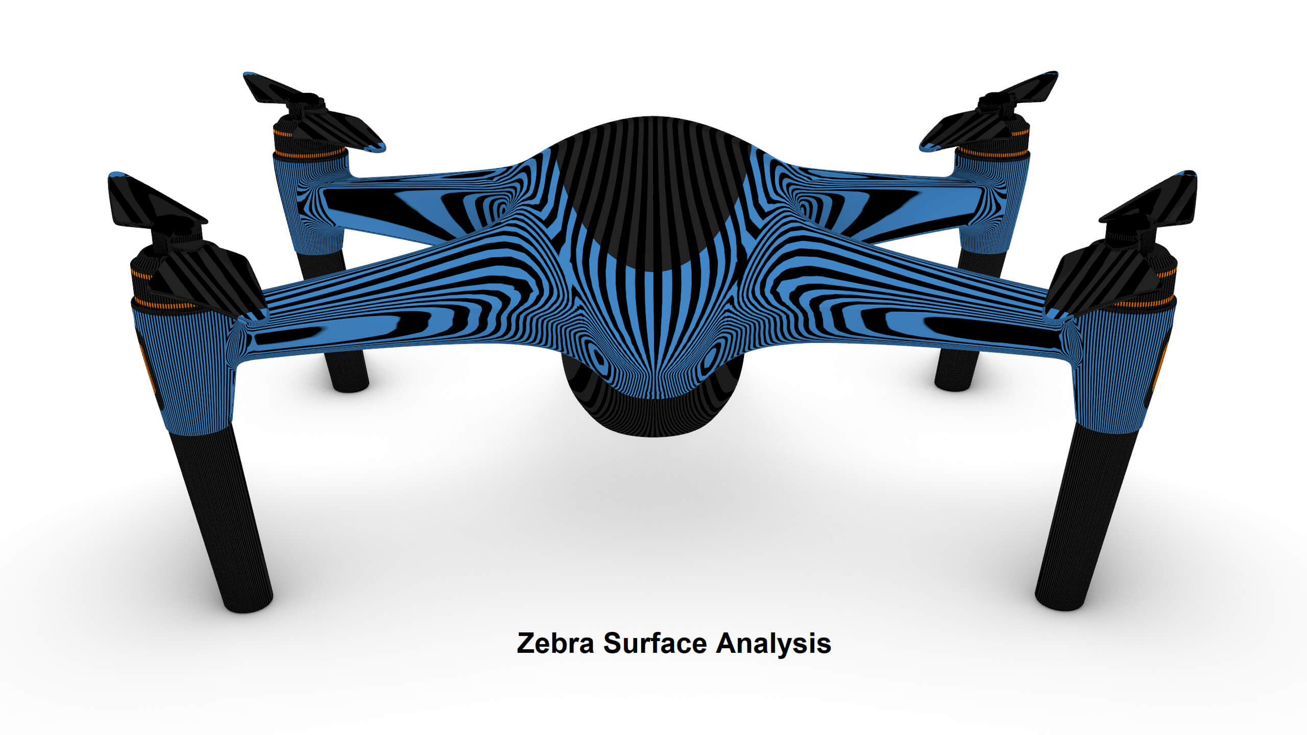 Industrial Photography Drone Concept 3D Model