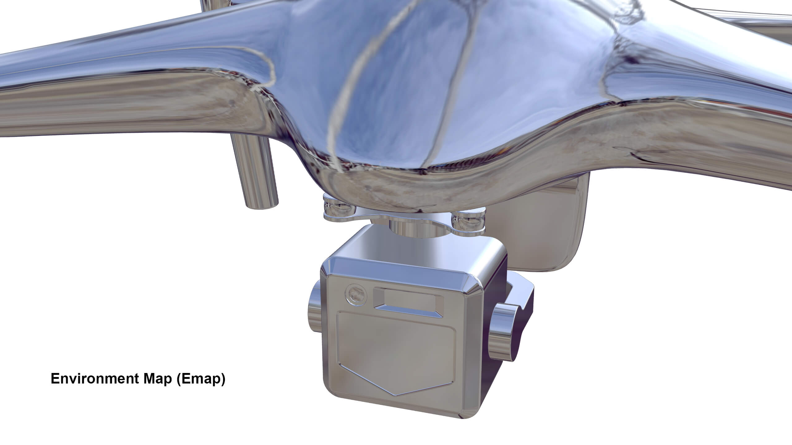 Industrial Photography Drone Concept 3D Model