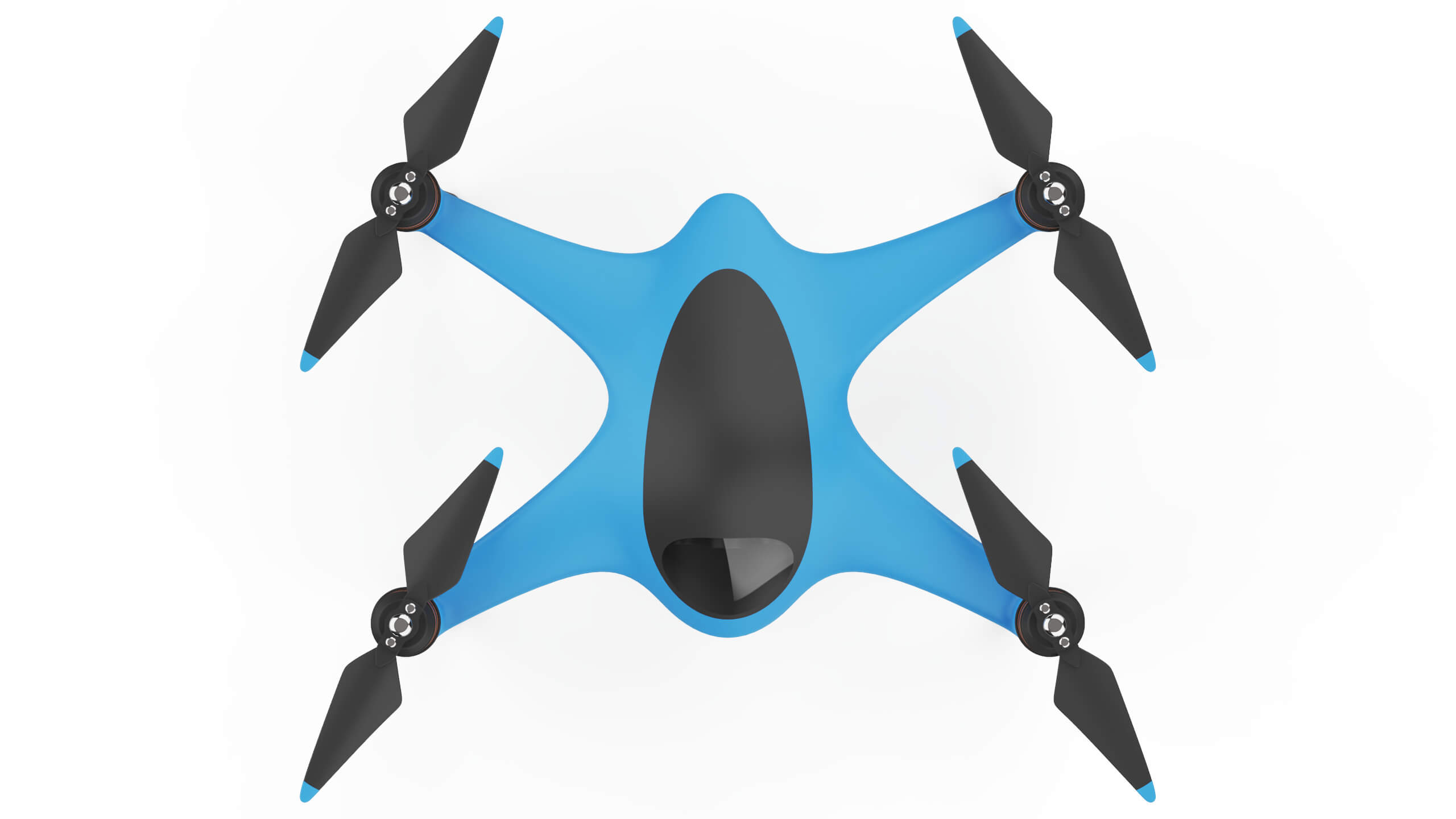 Industrial Photography Drone Concept 3D Model