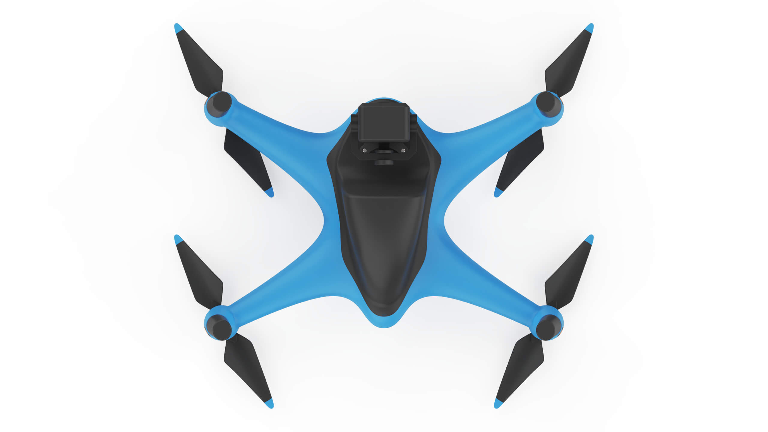 Industrial Photography Drone Concept 3D Model