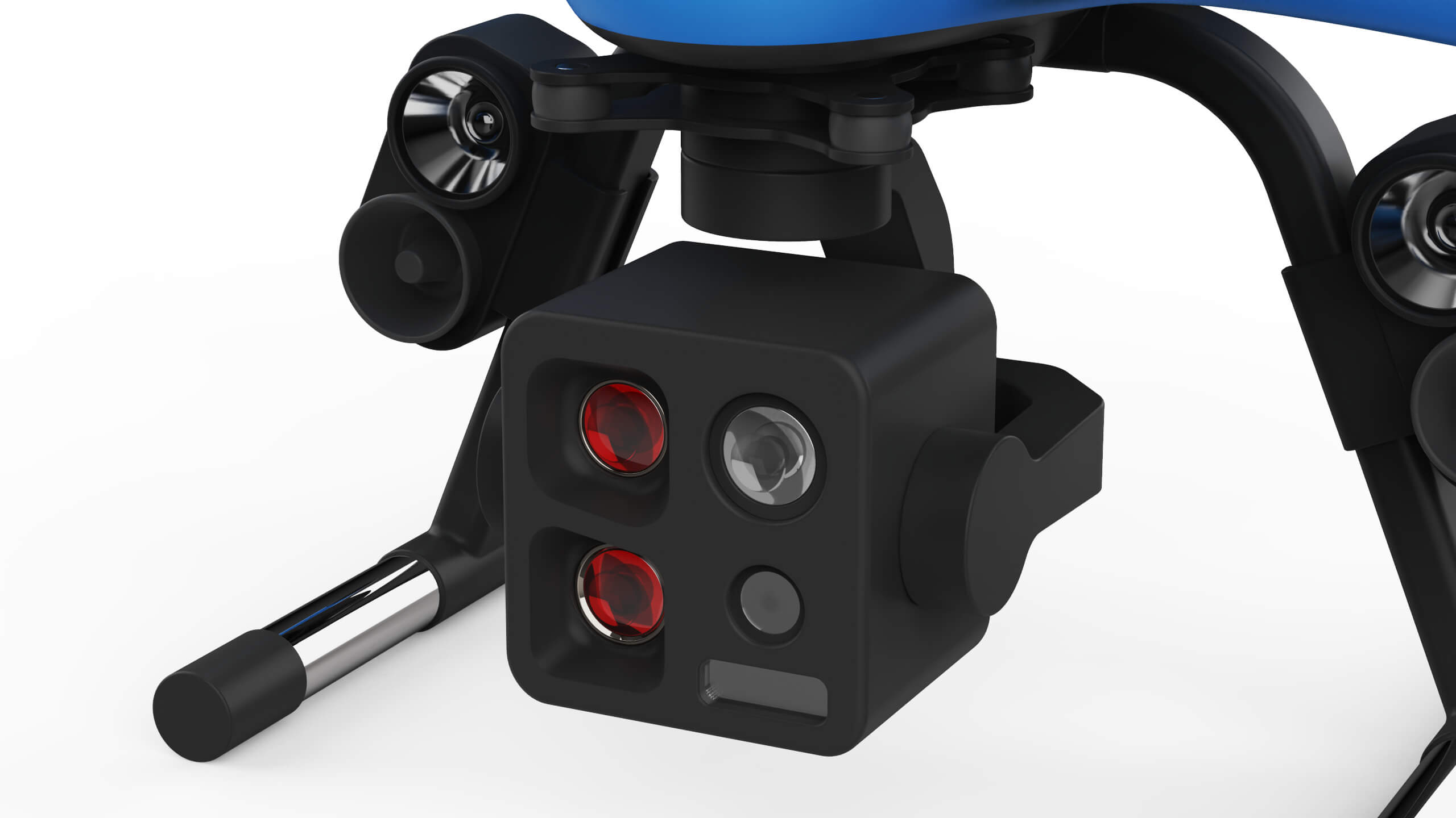 Industrial Search and Rescue Drone Concept 3D Model