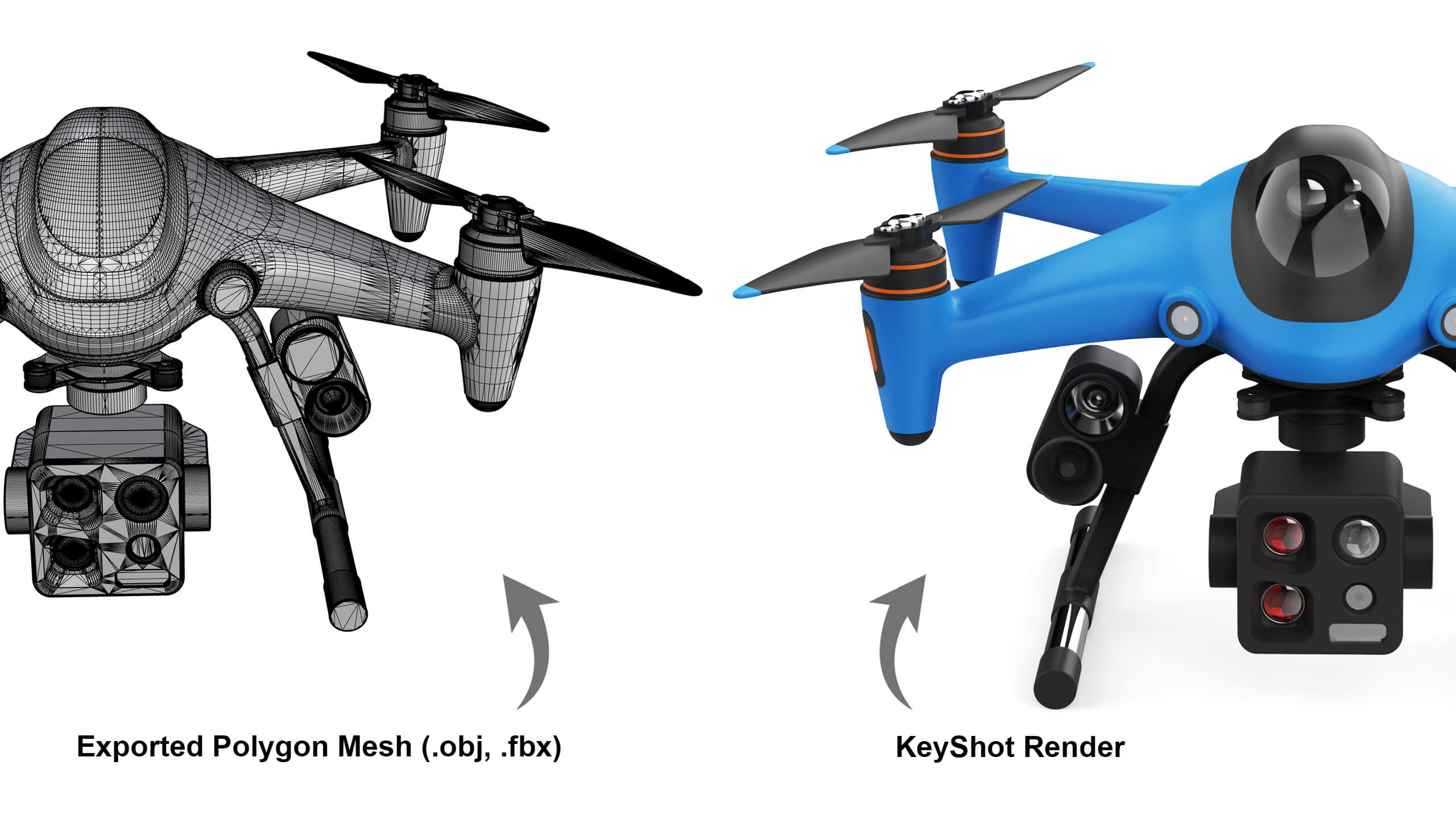 Industrial Search and Rescue Drone Concept 3D Model