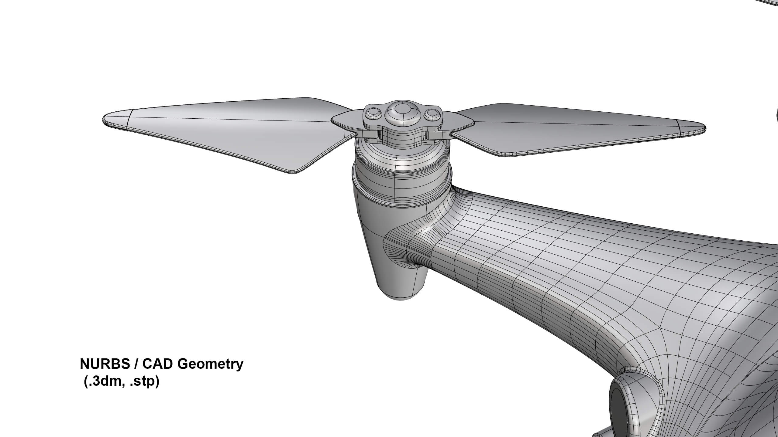Industrial Search and Rescue Drone Concept 3D Model