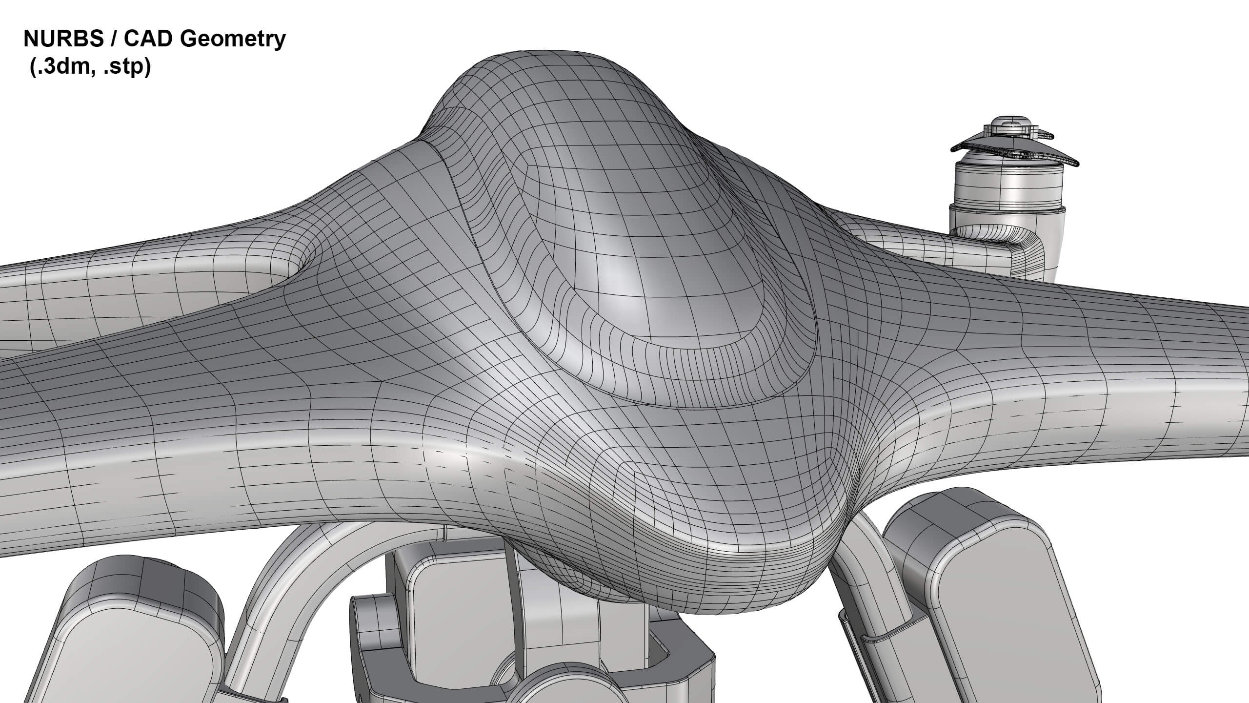 Industrial Search and Rescue Drone Concept 3D Model