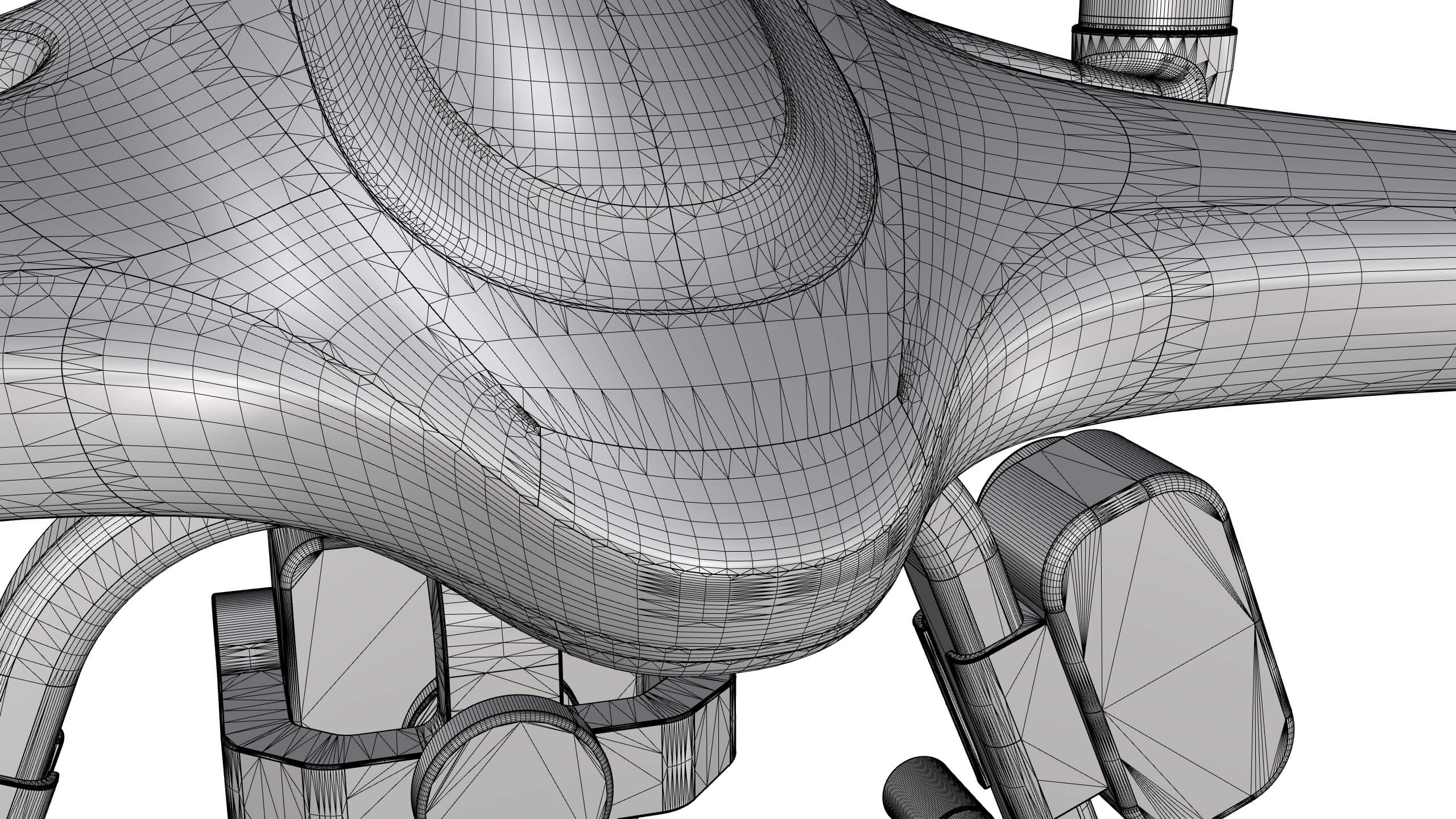 Industrial Search and Rescue Drone Concept 3D Model