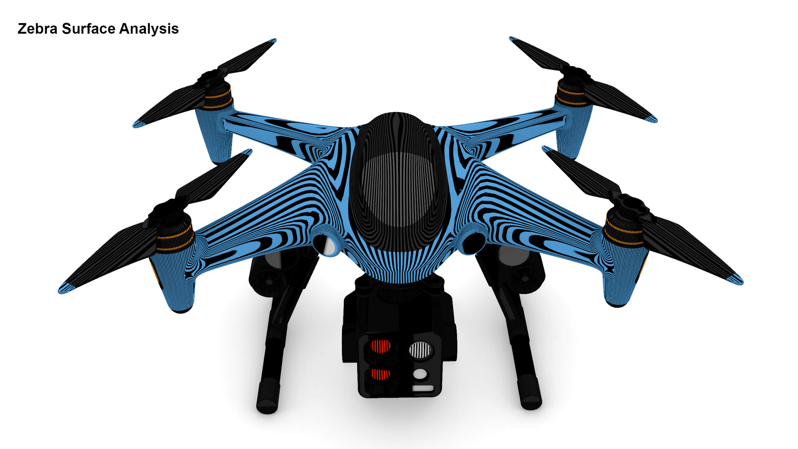 Industrial Search and Rescue Drone Concept 3D Model
