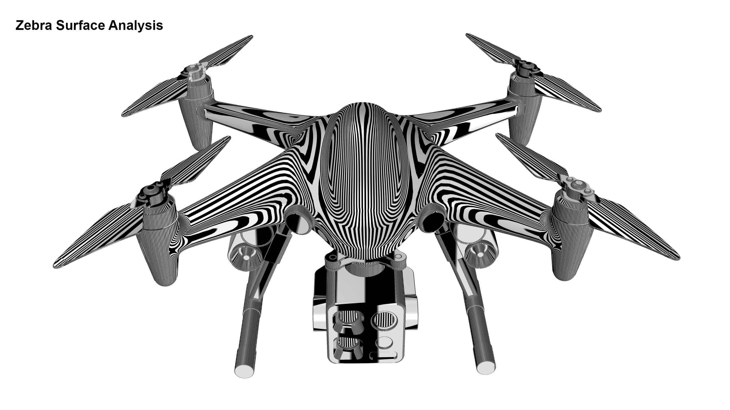 Industrial Search and Rescue Drone Concept 3D Model